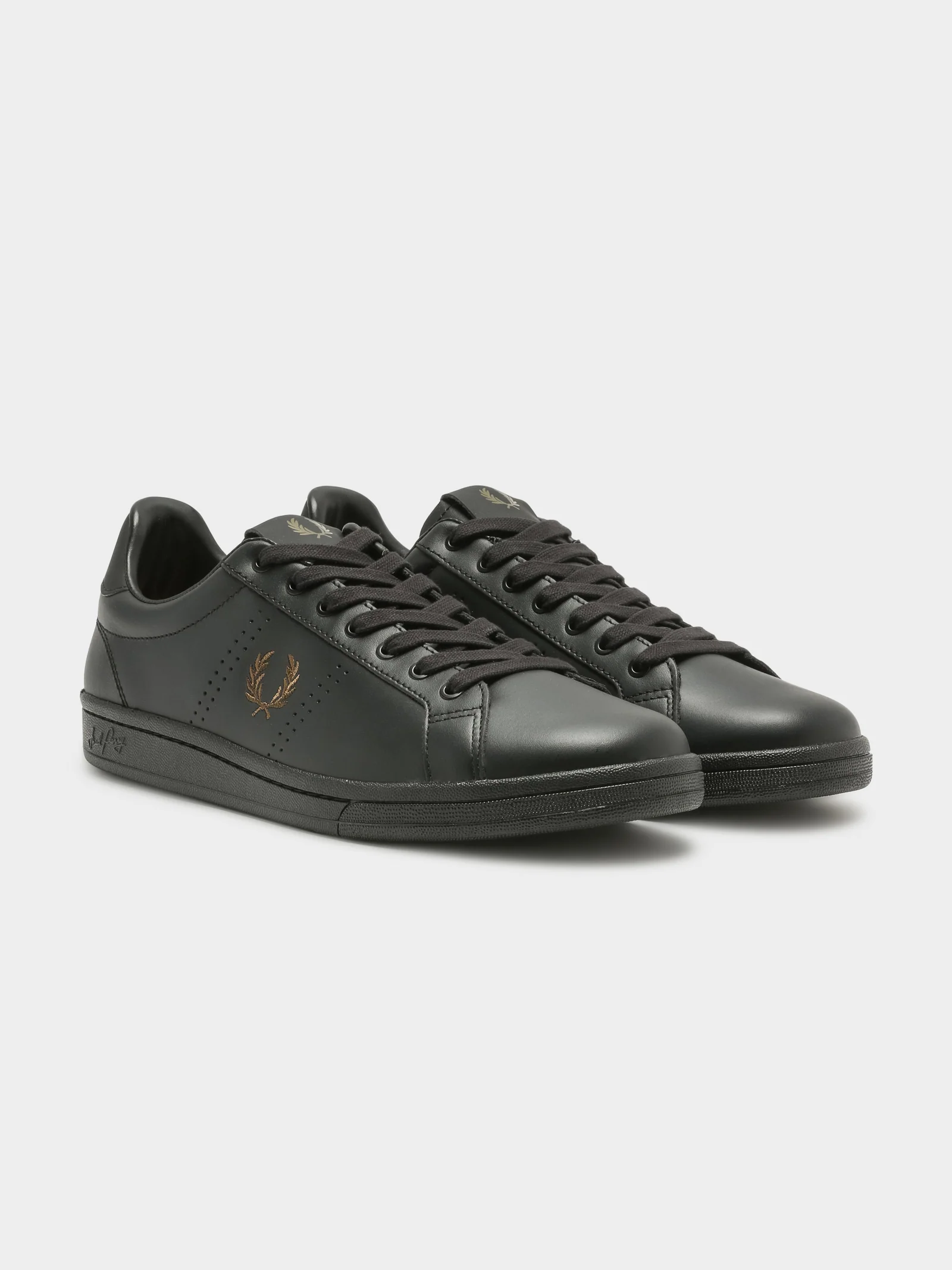 Mens B721 Leather Tab Sneakers - Image 6
