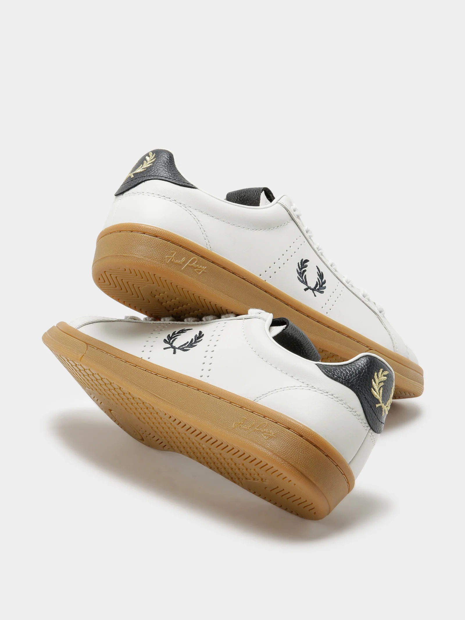 Mens B721 Leather Tab Sneakers - Image 2