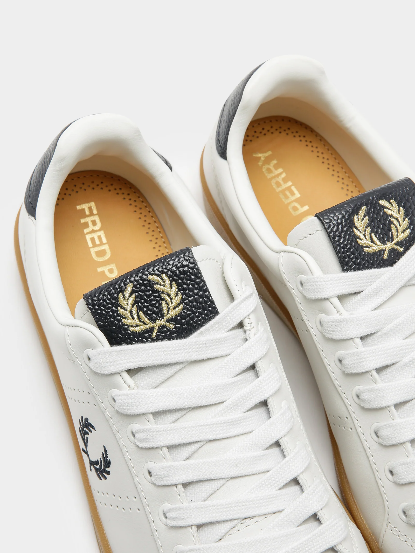 Mens B721 Leather Tab Sneakers - Image 4