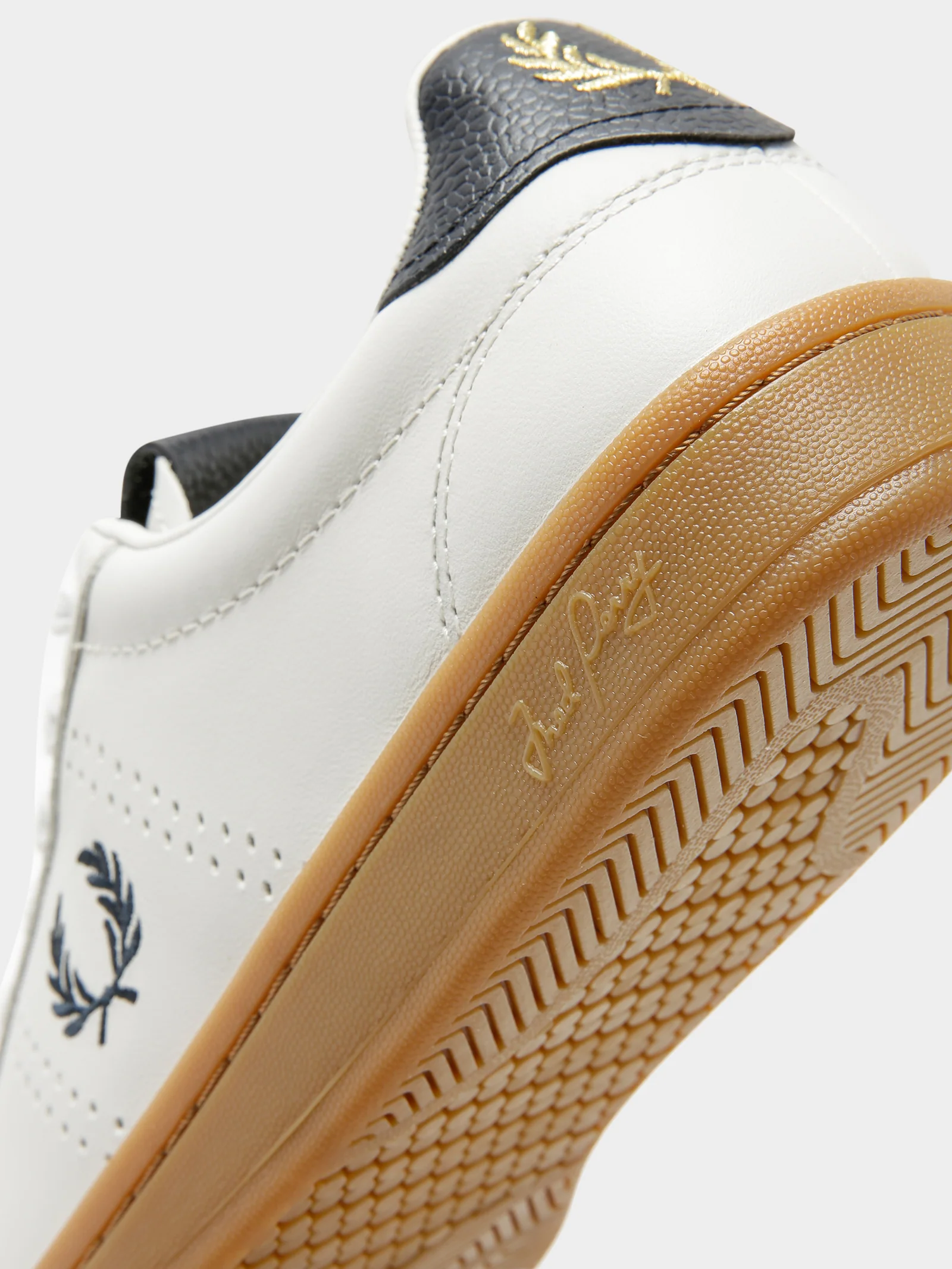 Mens B721 Leather Tab Sneakers - Image 5