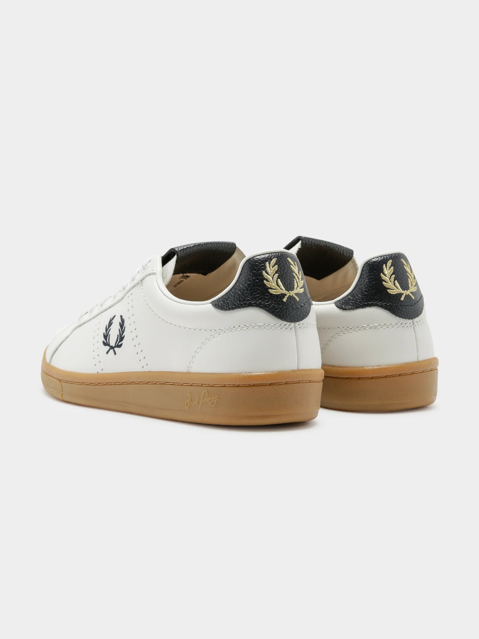 Mens B721 Leather Tab Sneakers - Image 8