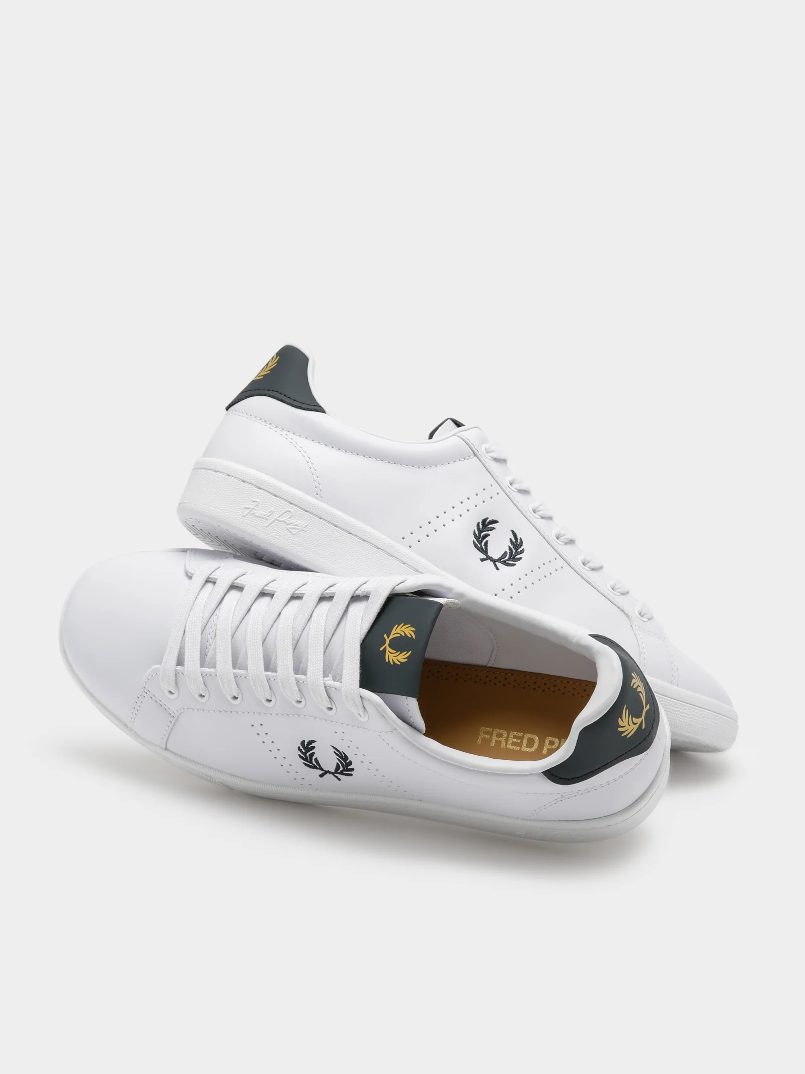 Mens B721 Leather Tab Sneakers - Image 2
