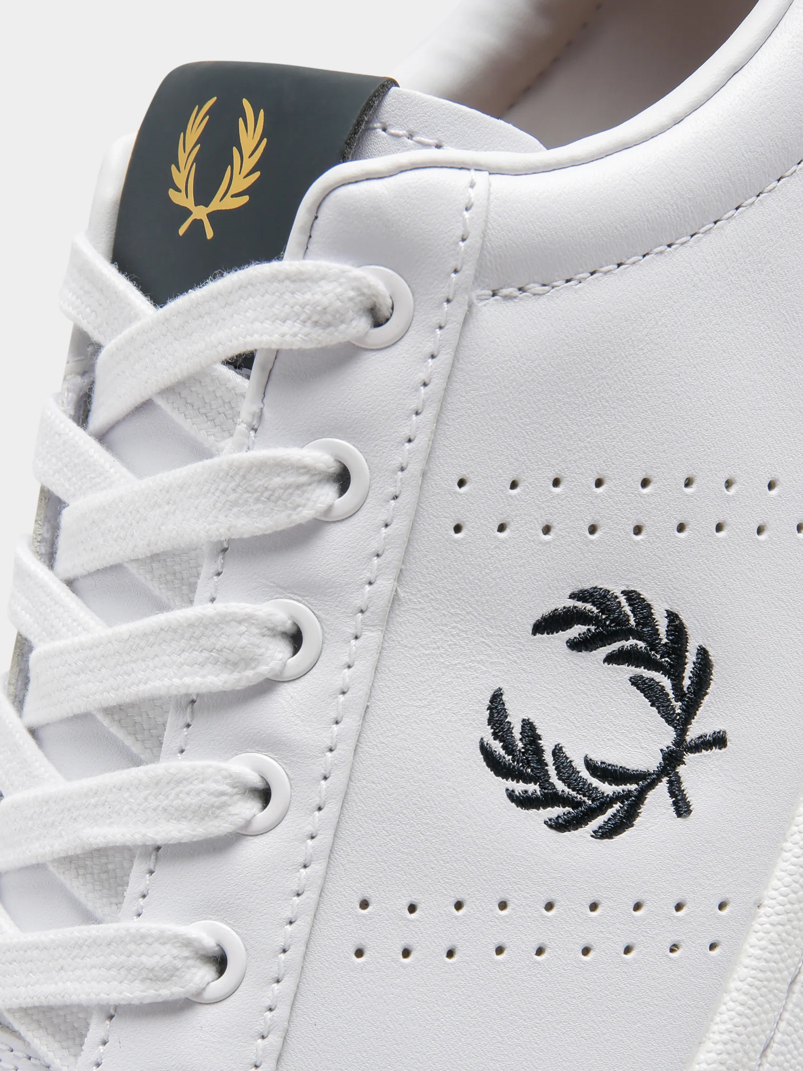 Mens B721 Leather Tab Sneakers - Image 3