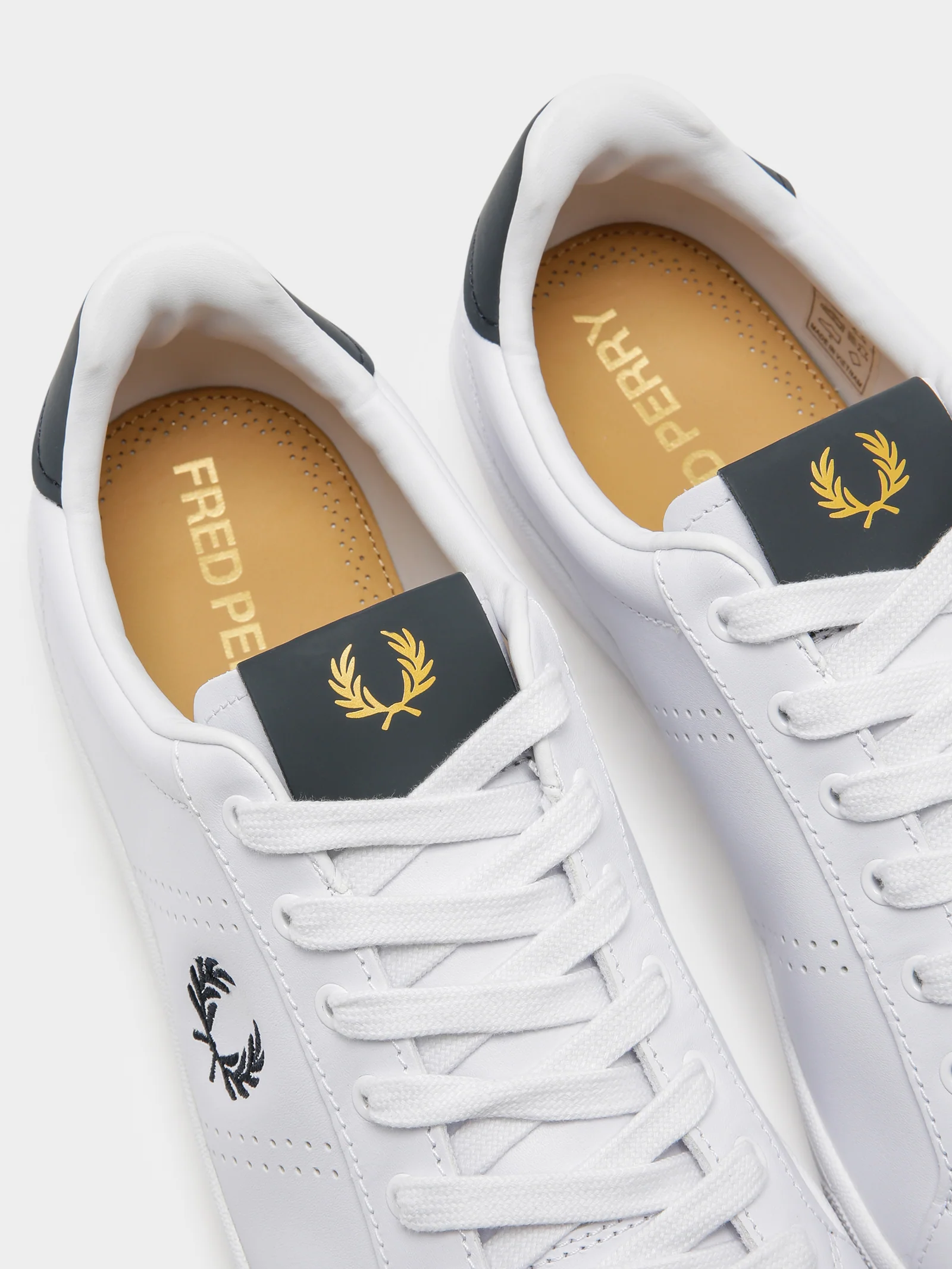 Mens B721 Leather Tab Sneakers - Image 4