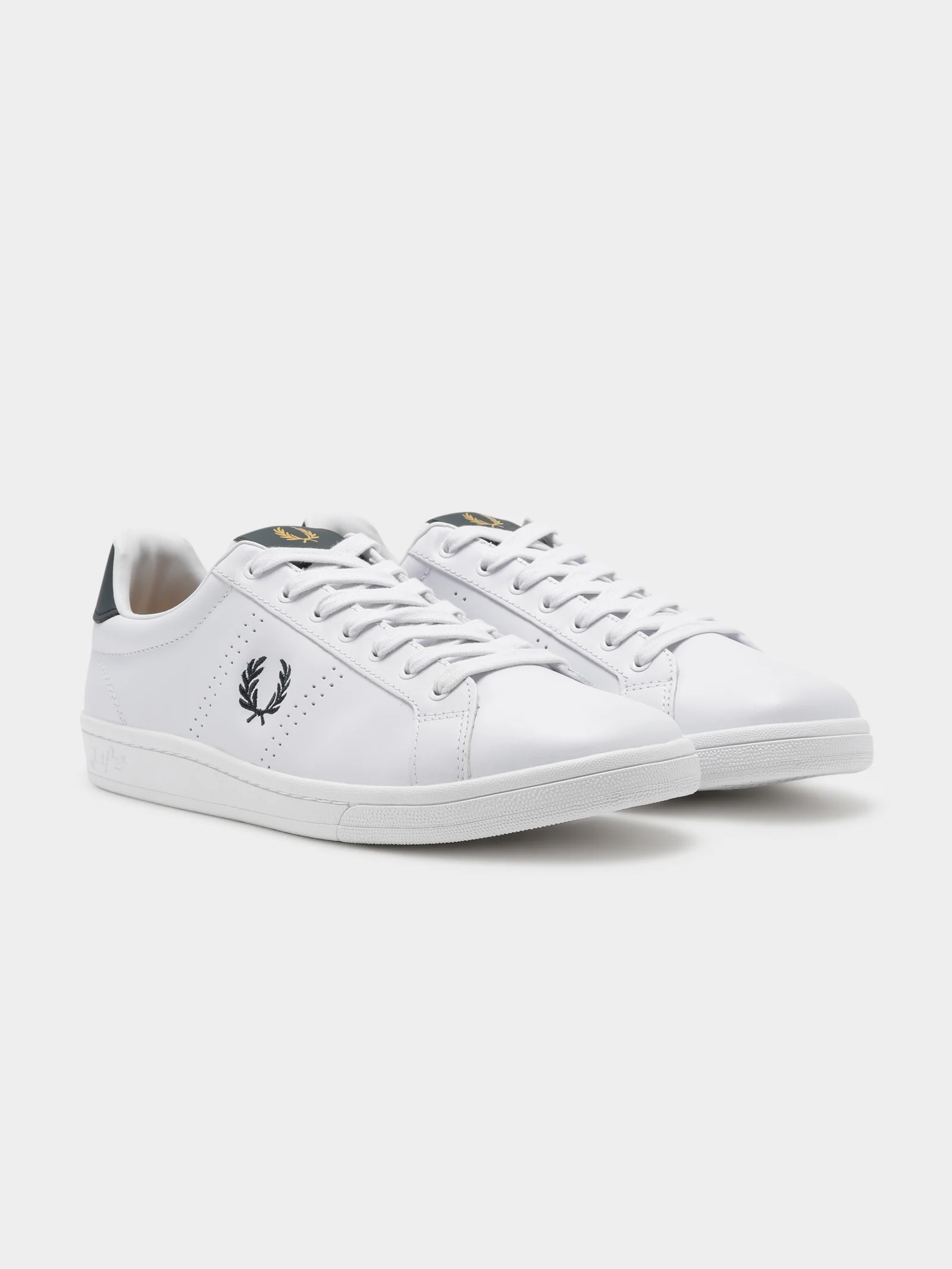 Mens B721 Leather Tab Sneakers - Image 6