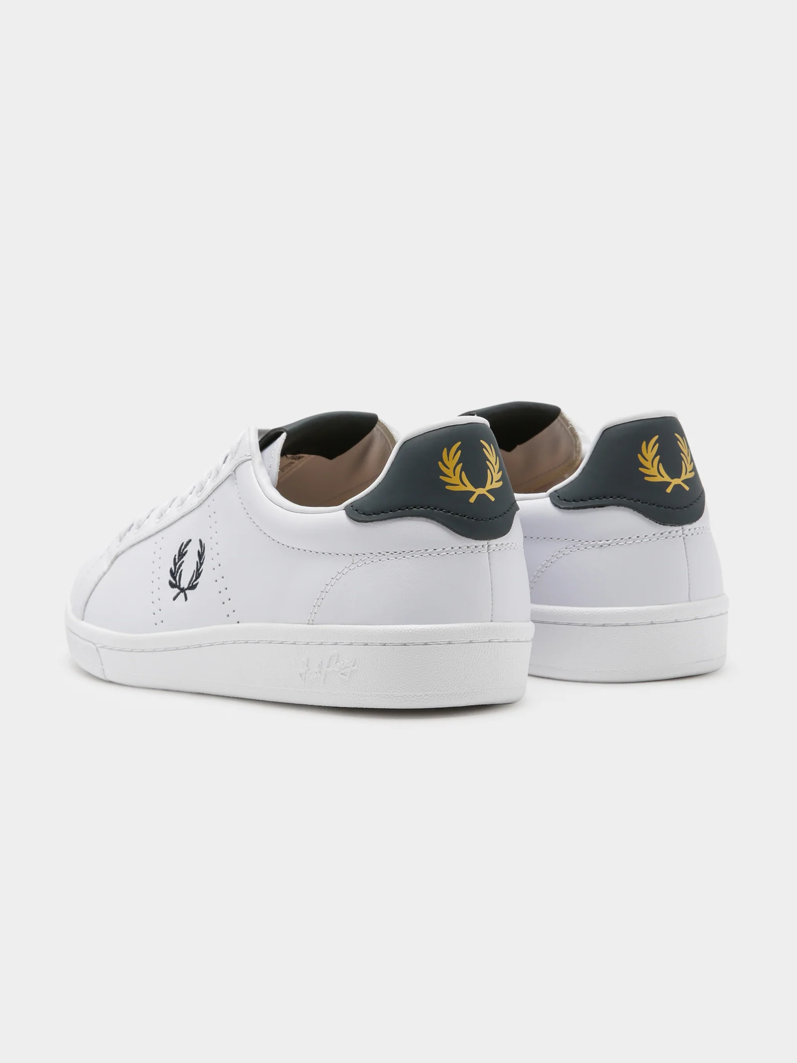 Mens B721 Leather Tab Sneakers - Image 7