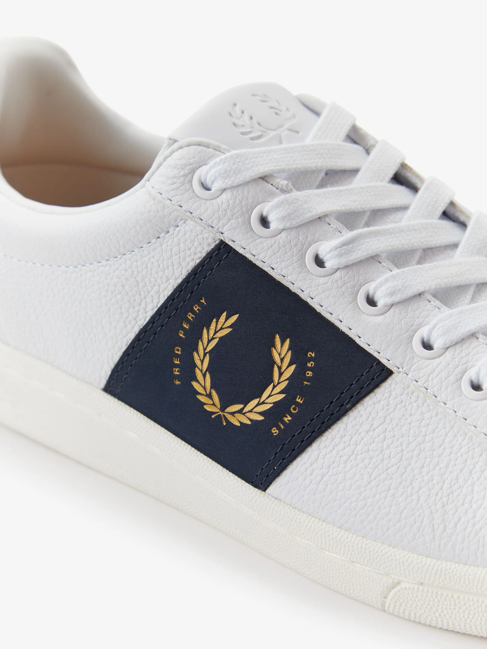 Mens B721 Textured Leather Sneakers - Image 2