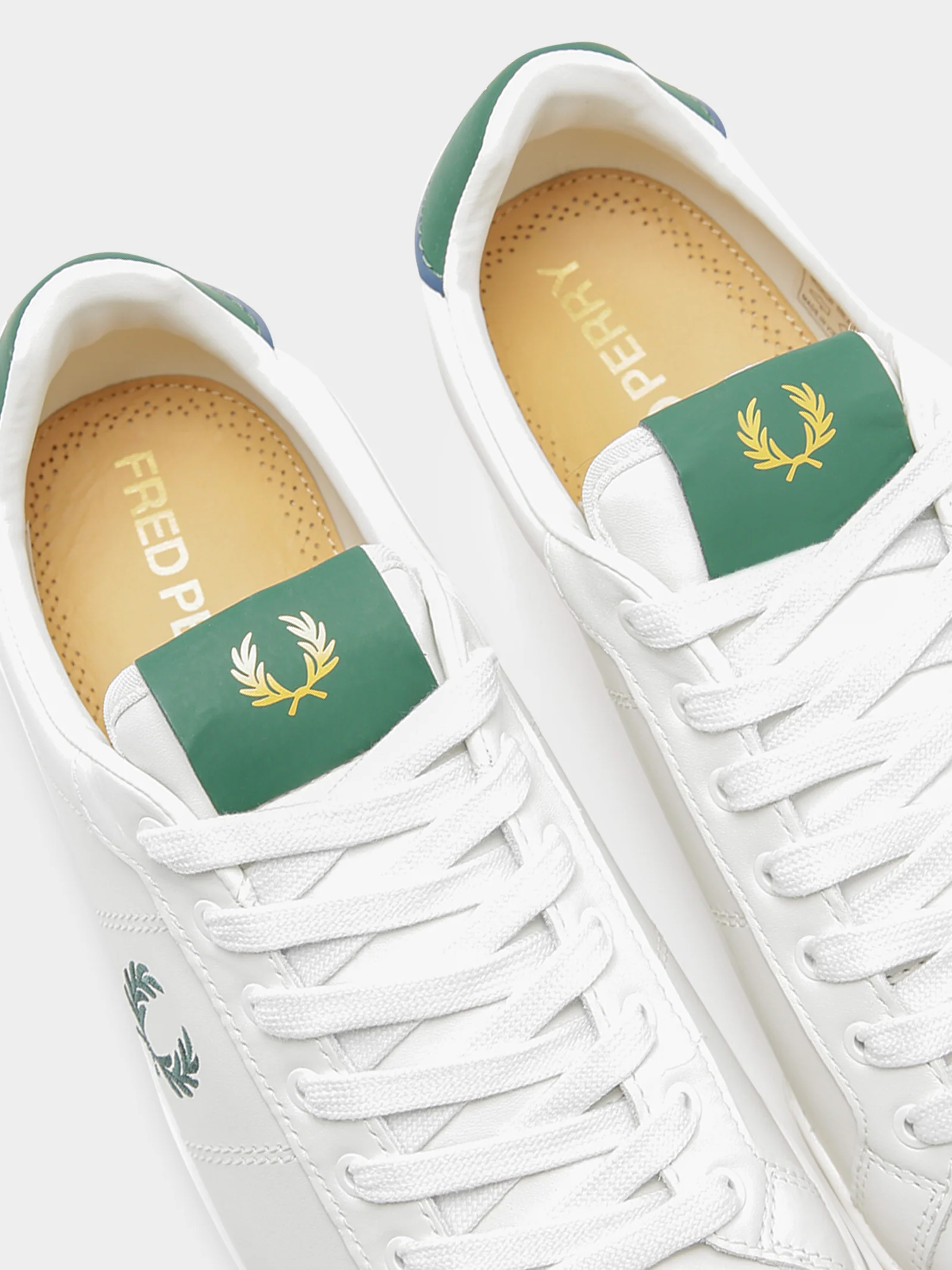 Mens B722 Leather Sneakers - Image 3