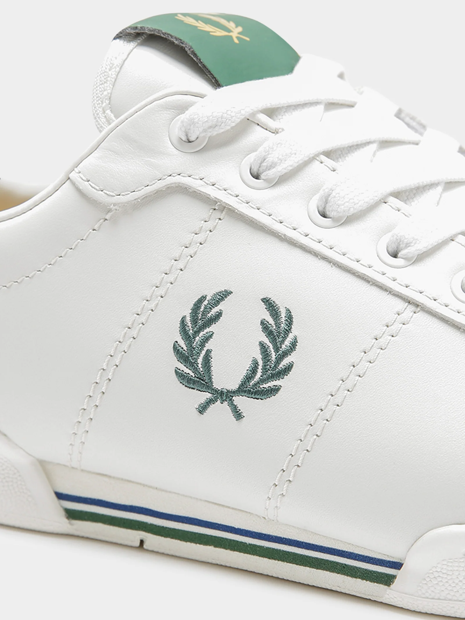 Mens B722 Leather Sneakers - Image 4