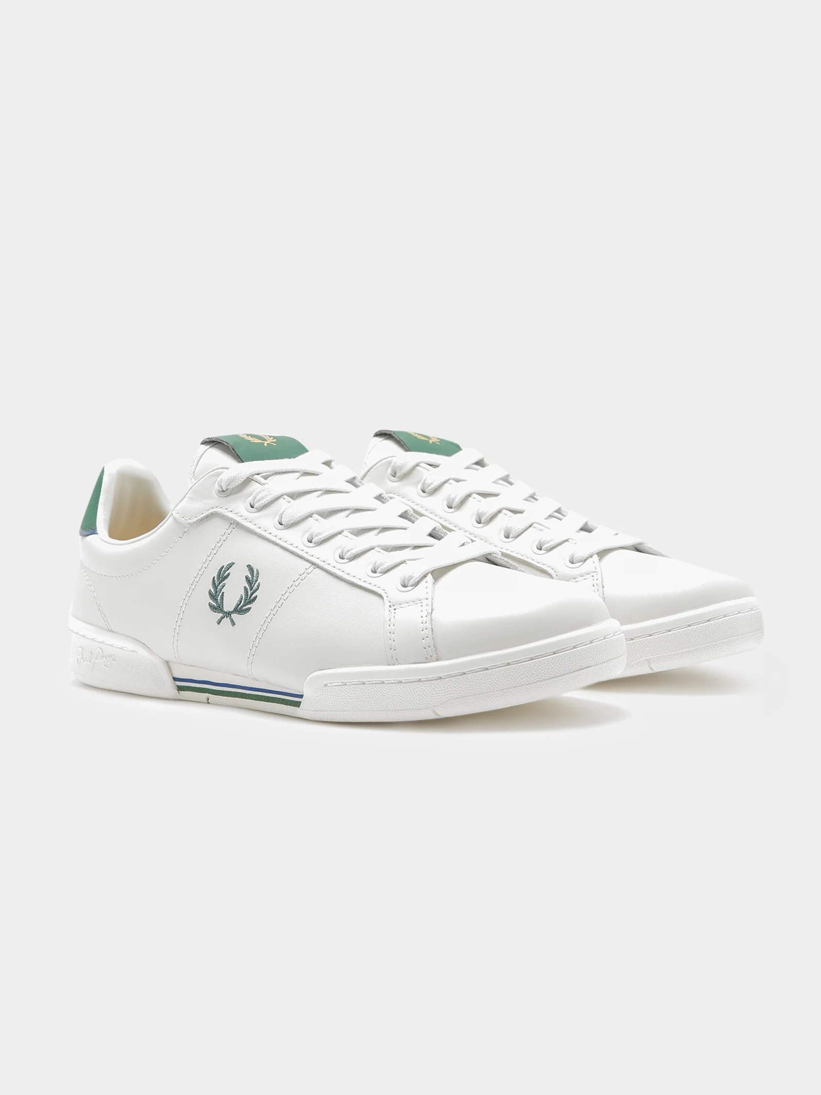 Mens B722 Leather Sneakers - Image 5