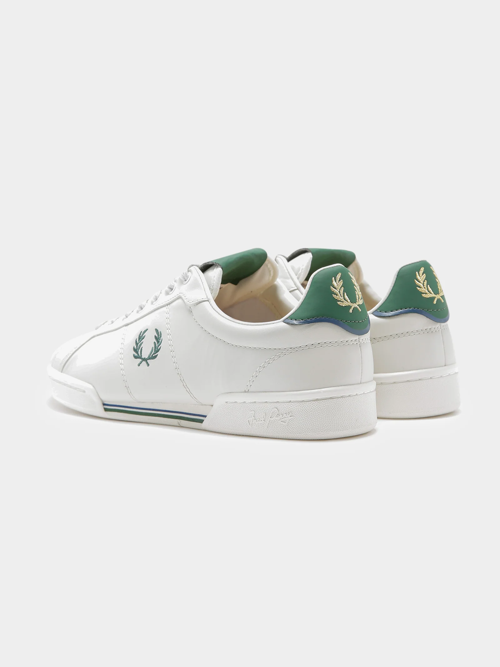 Mens B722 Leather Sneakers - Image 6