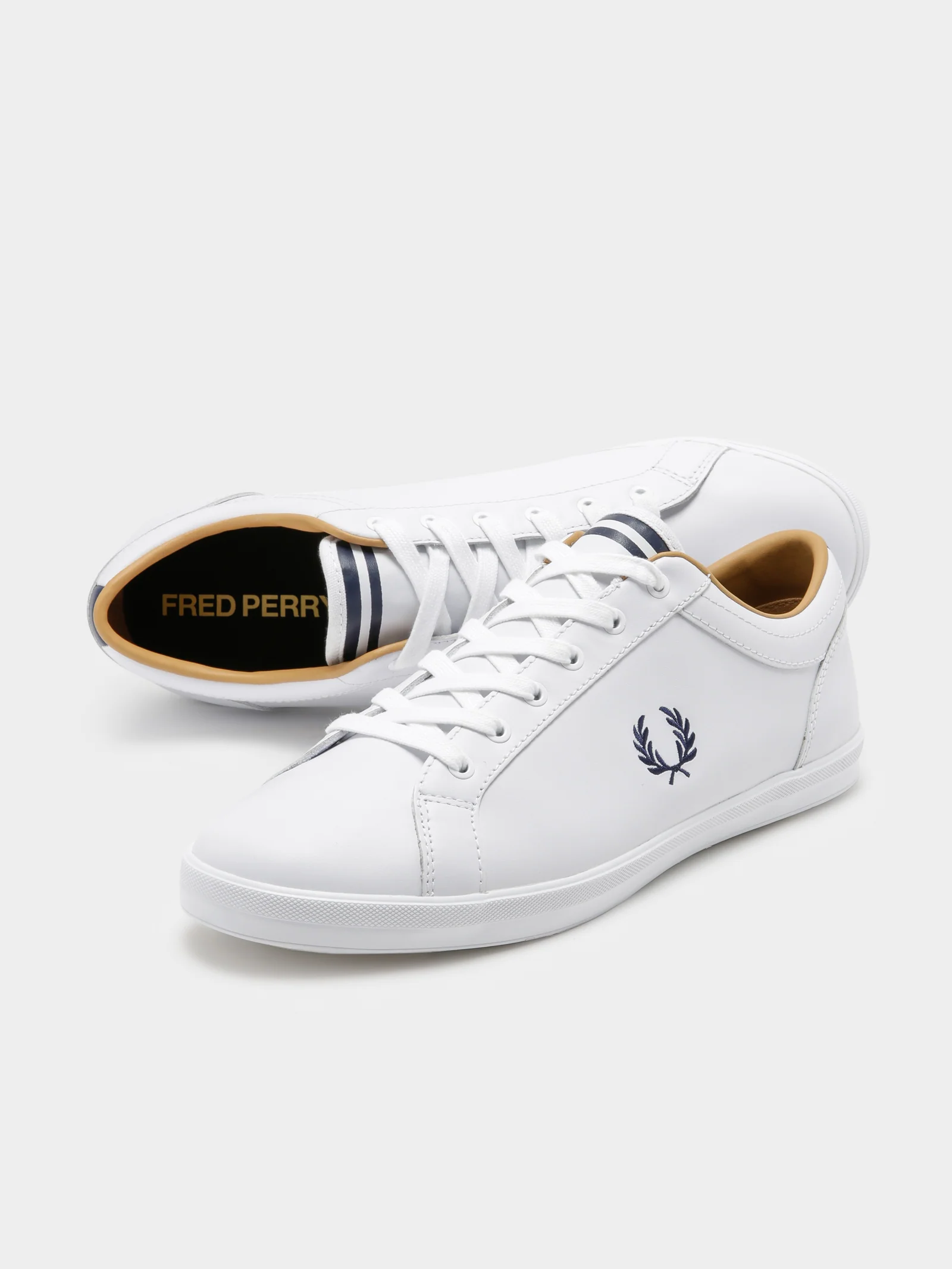 Mens Baseline Leather Sneakers - Image 2