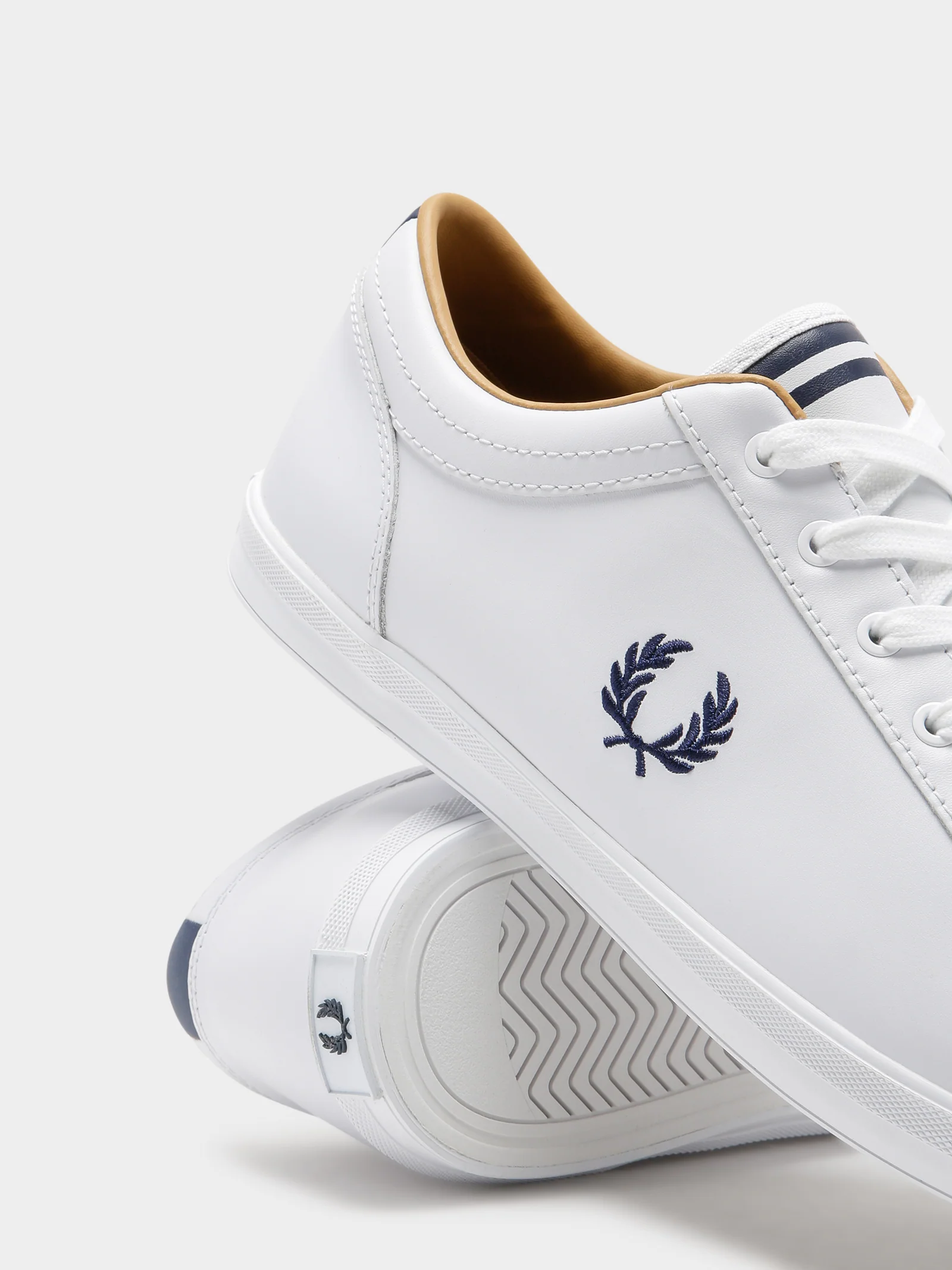 Mens Baseline Leather Sneakers - Image 5