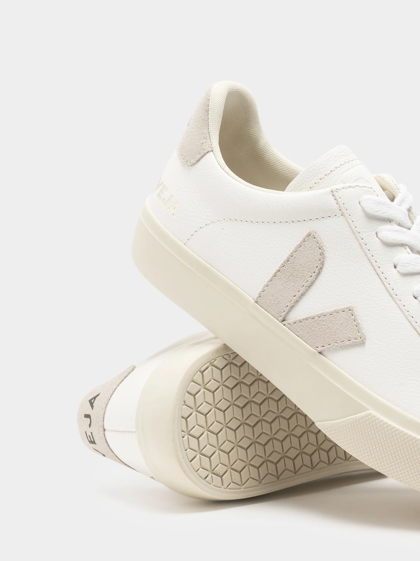 Mens Campo Leather Suede Sneakers - Image 5