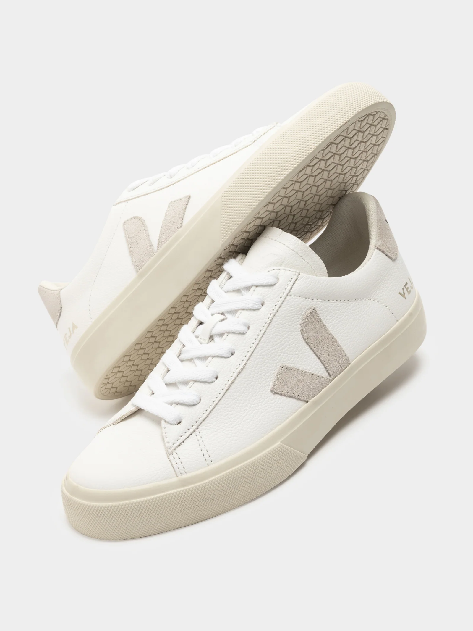 Mens Campo Leather Suede Sneakers - Image 7