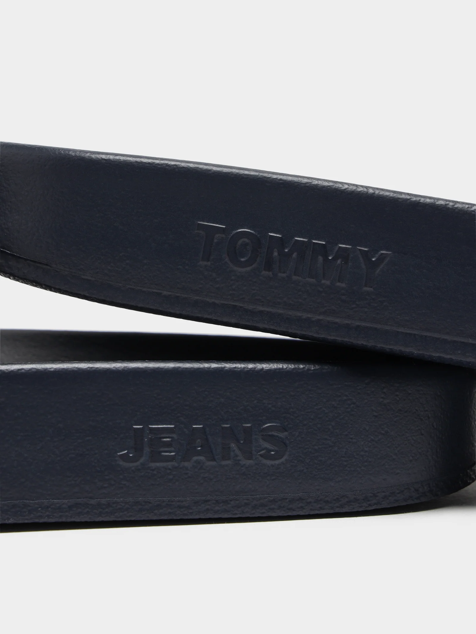 Mens Corduroy Tommy Badge Pool Slides - Image 5