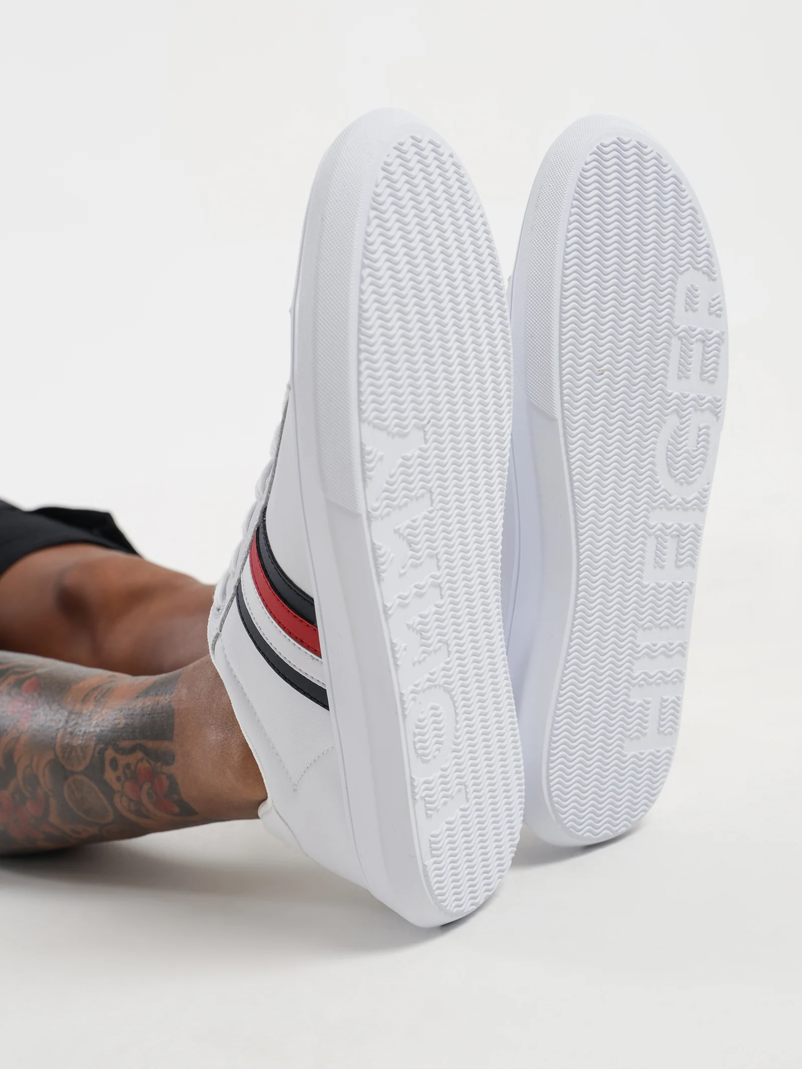 Mens Corporate Cup Leather Sneakers - Image 8