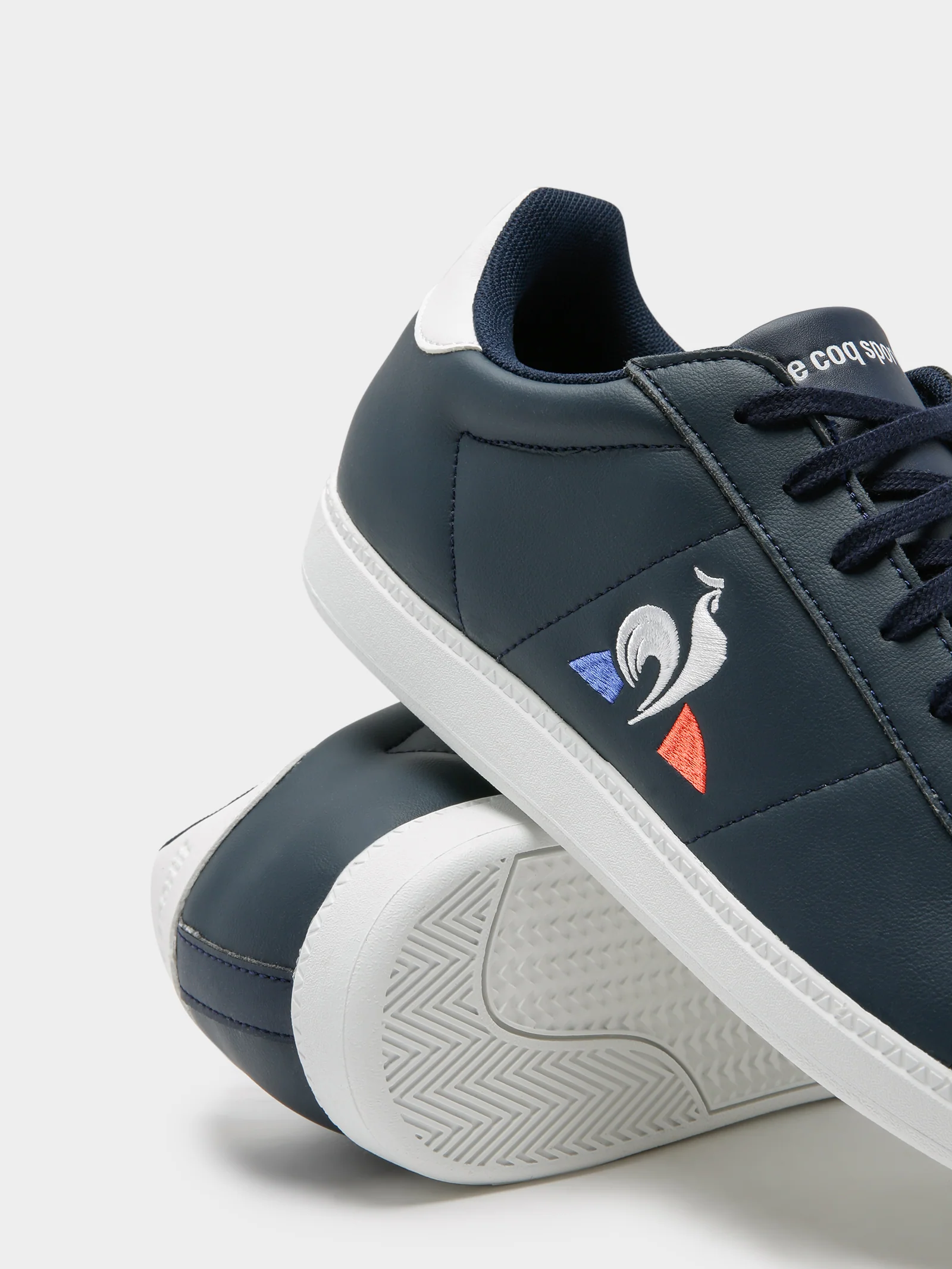 Mens Courtset Leather Sneakers - Image 5
