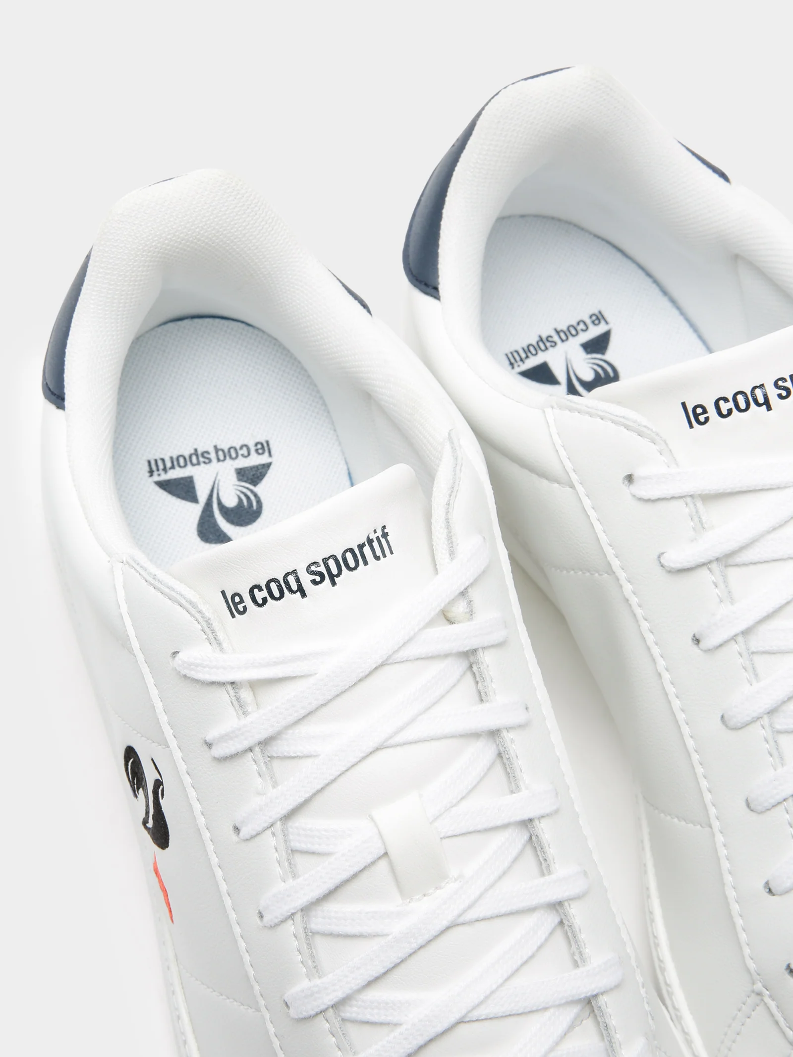 Mens Courtset Leather Sneakers - Image 3