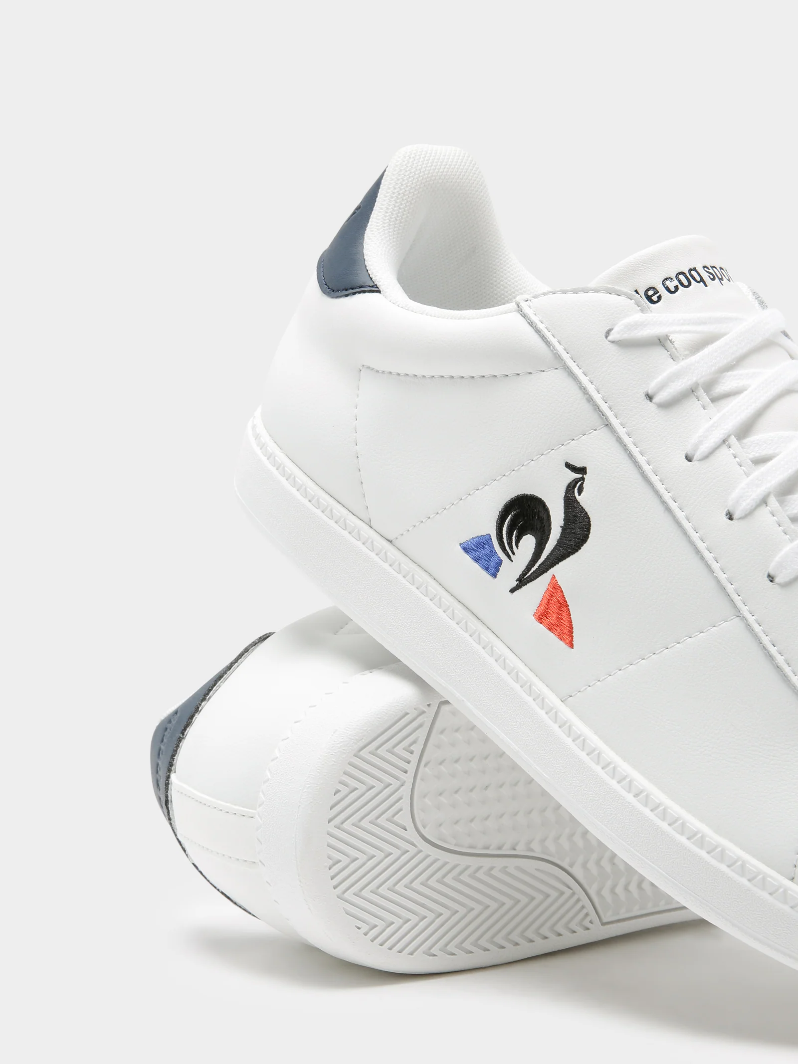 Mens Courtset Leather Sneakers - Image 5