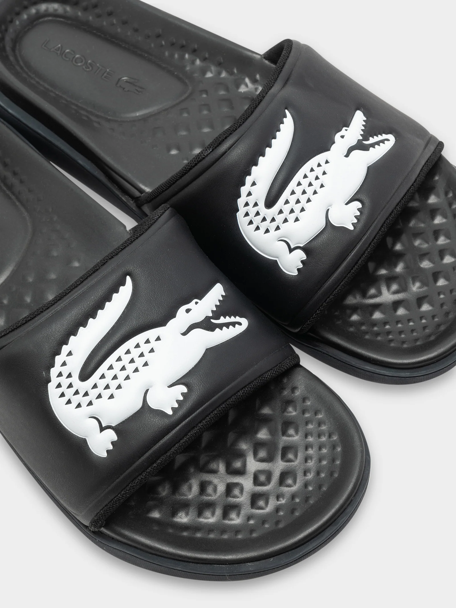 Mens Croco Dualiste Slides - Image 3