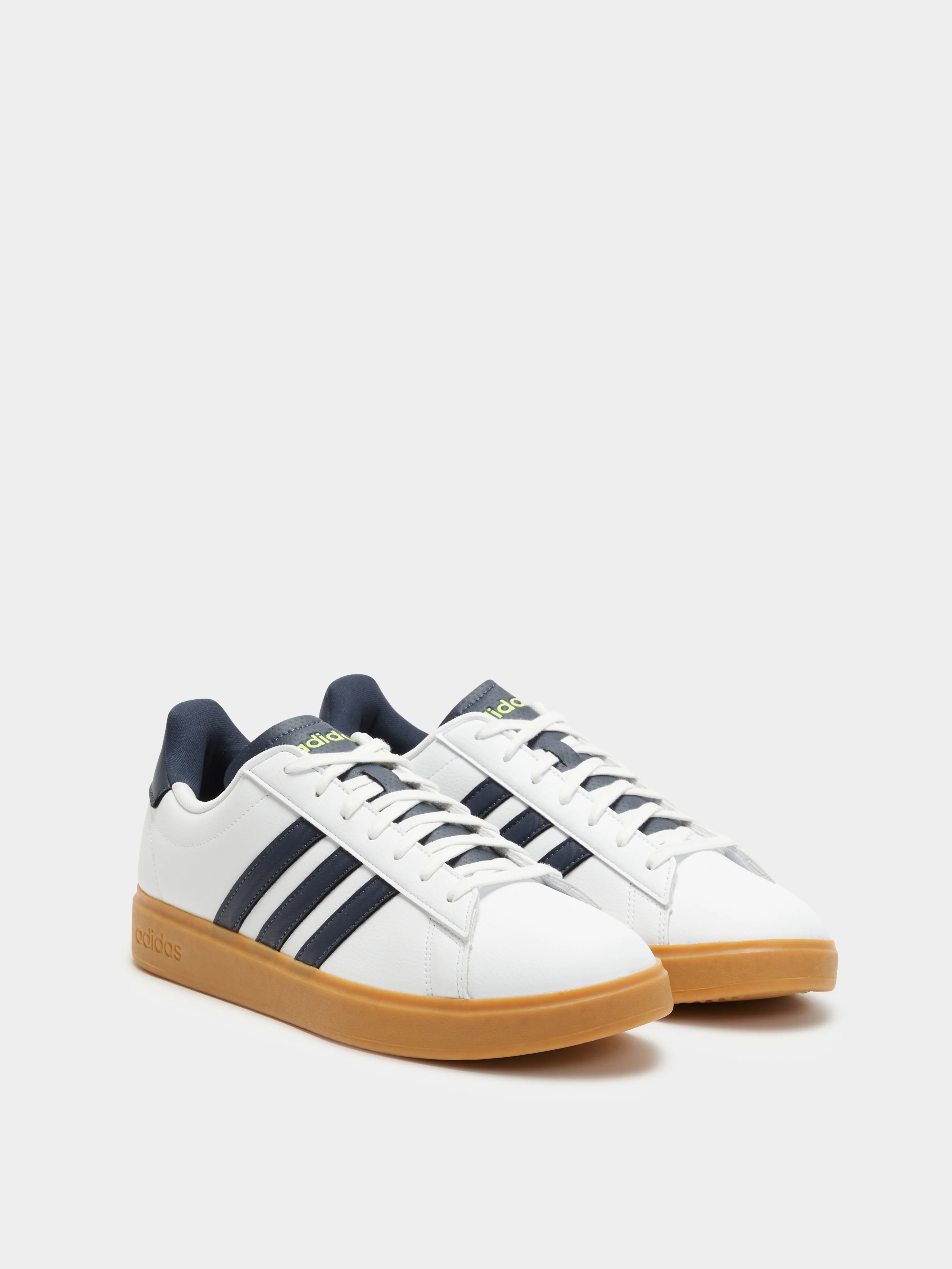 Mens Grand Court 2.0 Sneakers Cloud White & Shadow Navy - Image 2