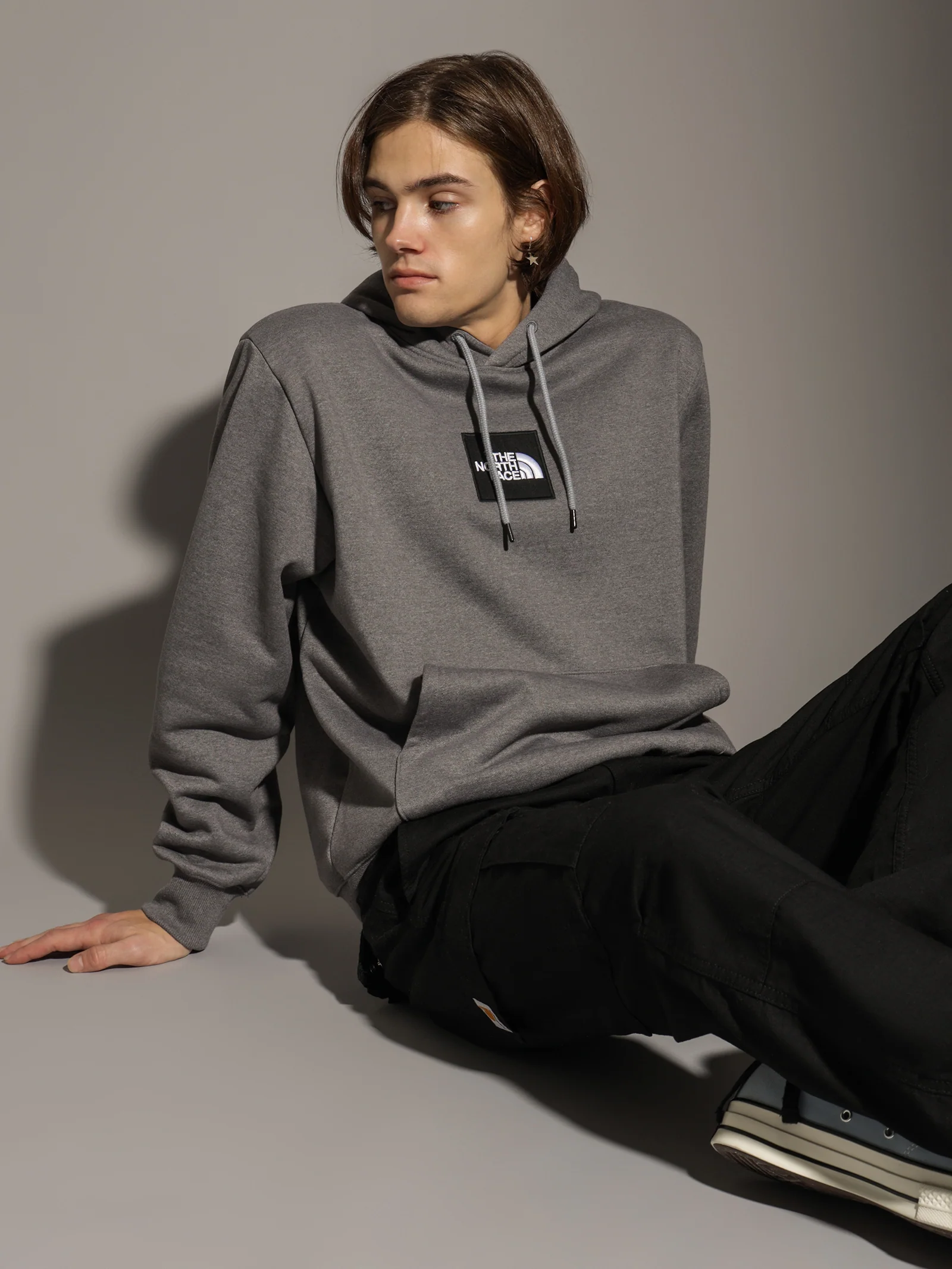 Mens Heavyweight Box Pullover Hoodie - Image 2