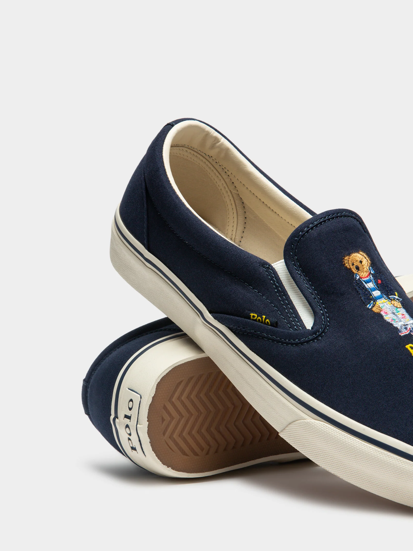 Mens Keaton Polo Bear Slip-On Sneakers - Image 5