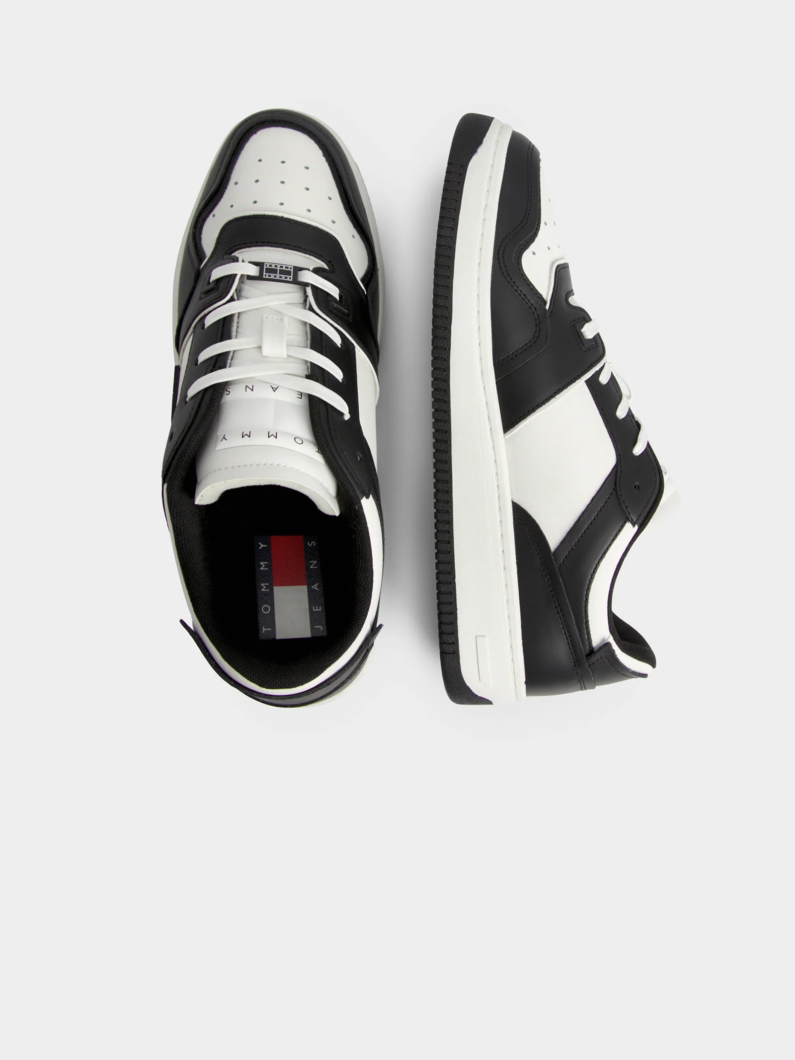 Mens Leather Basketball Trainers - Image 4