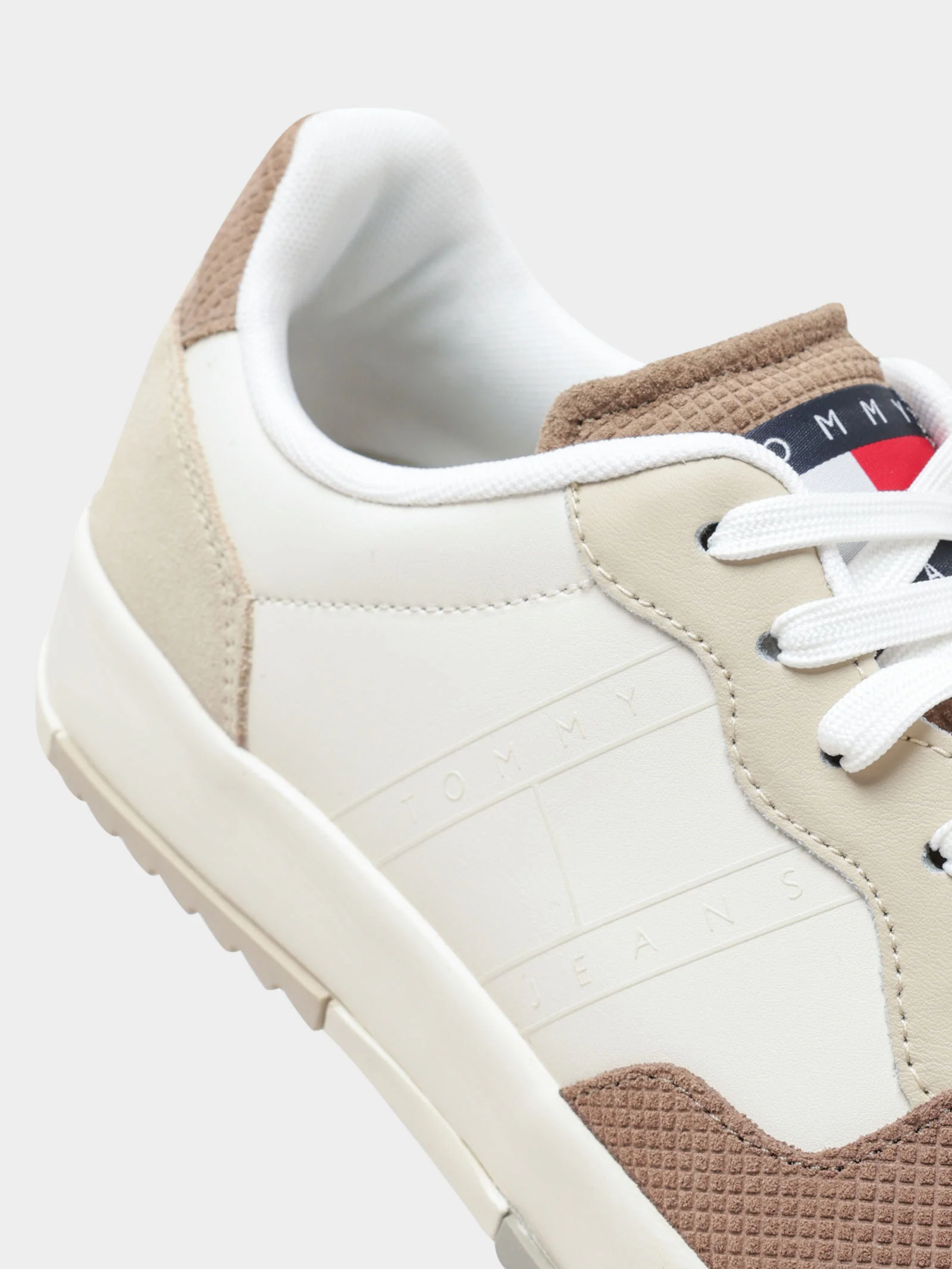 Mens Leather Cupsole Trainers - Image 3