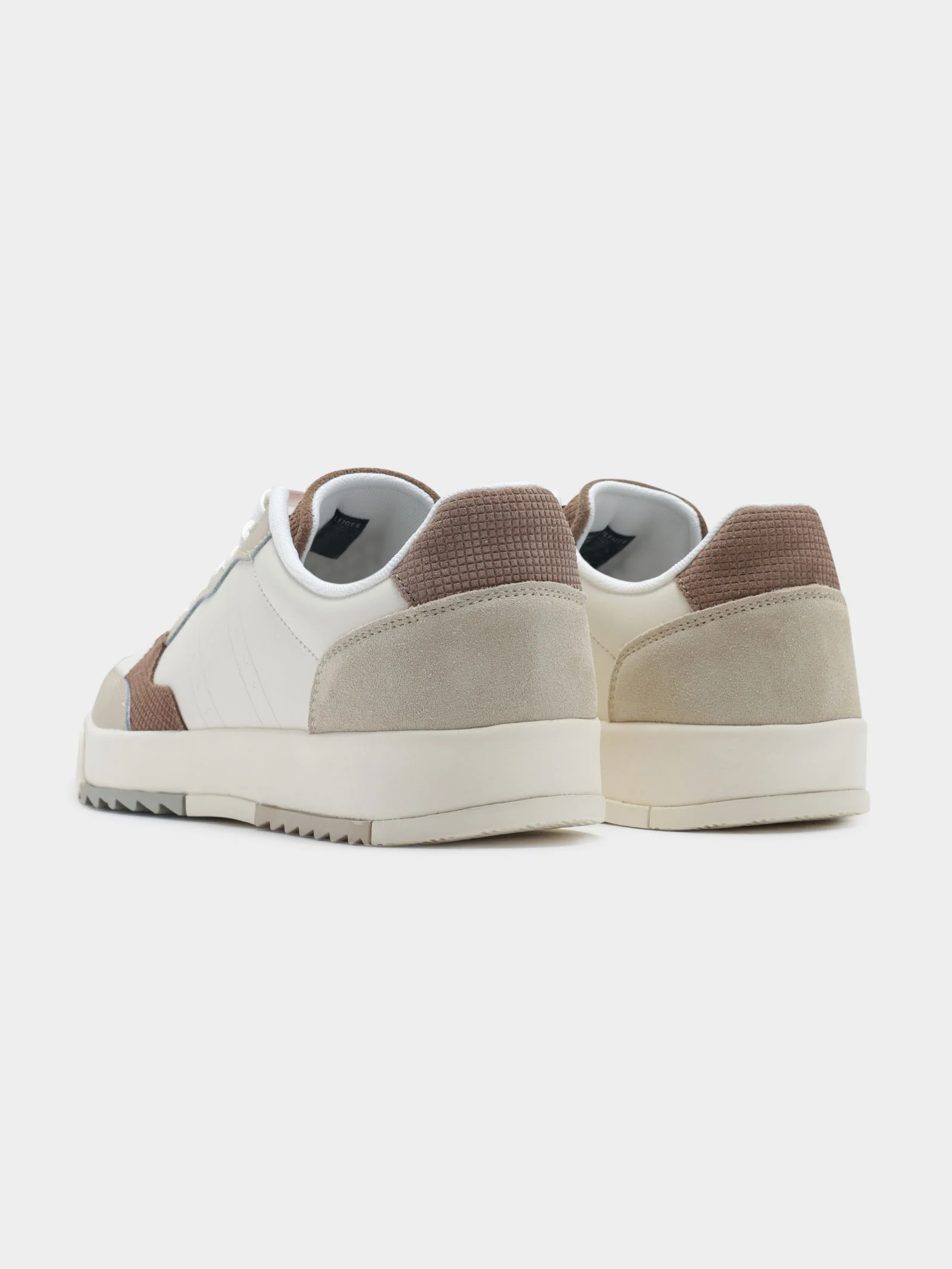 Mens Leather Cupsole Trainers - Image 7