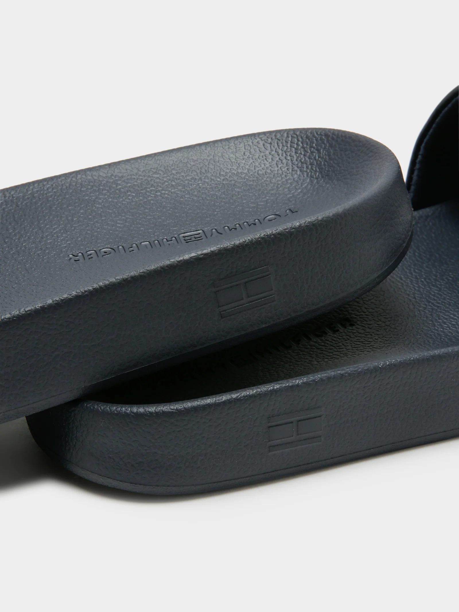 Mens Logo Embroidery Pool Slides - Image 6
