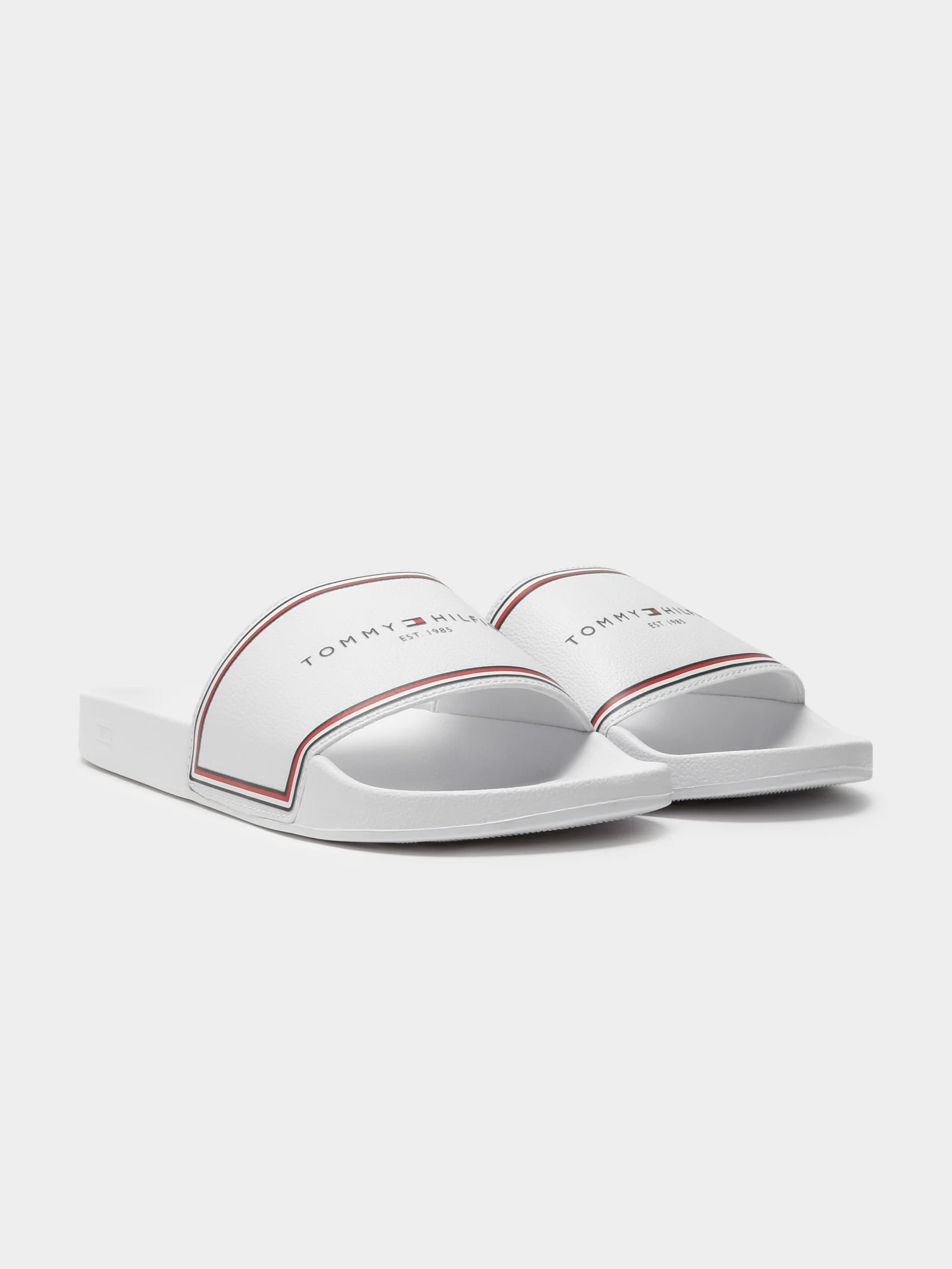 Mens Logo Strap Pool Slides - Image 3