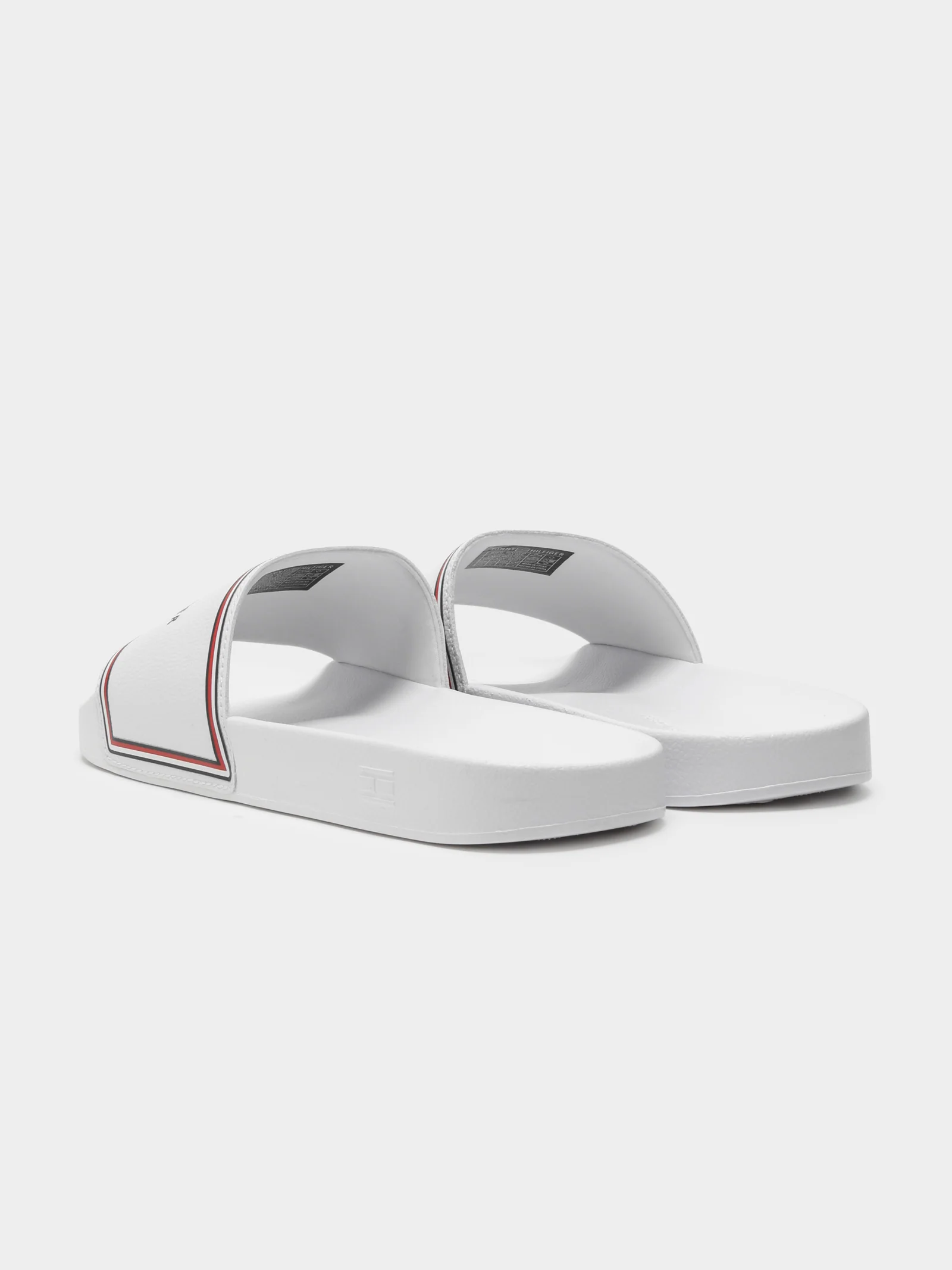 Mens Logo Strap Pool Slides - Image 7