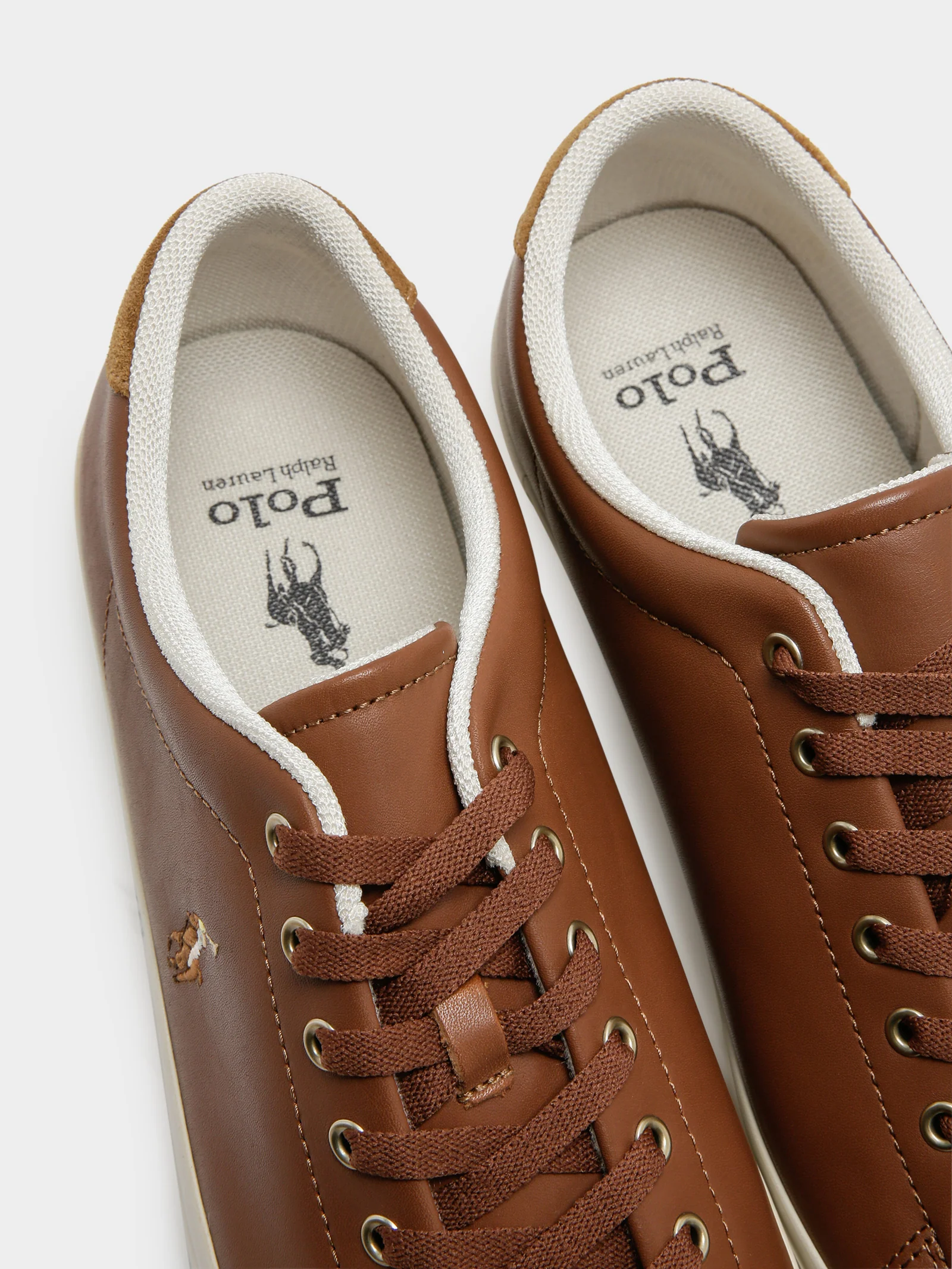Mens Longwood Vulcanized Leather Sneakers - Image 3