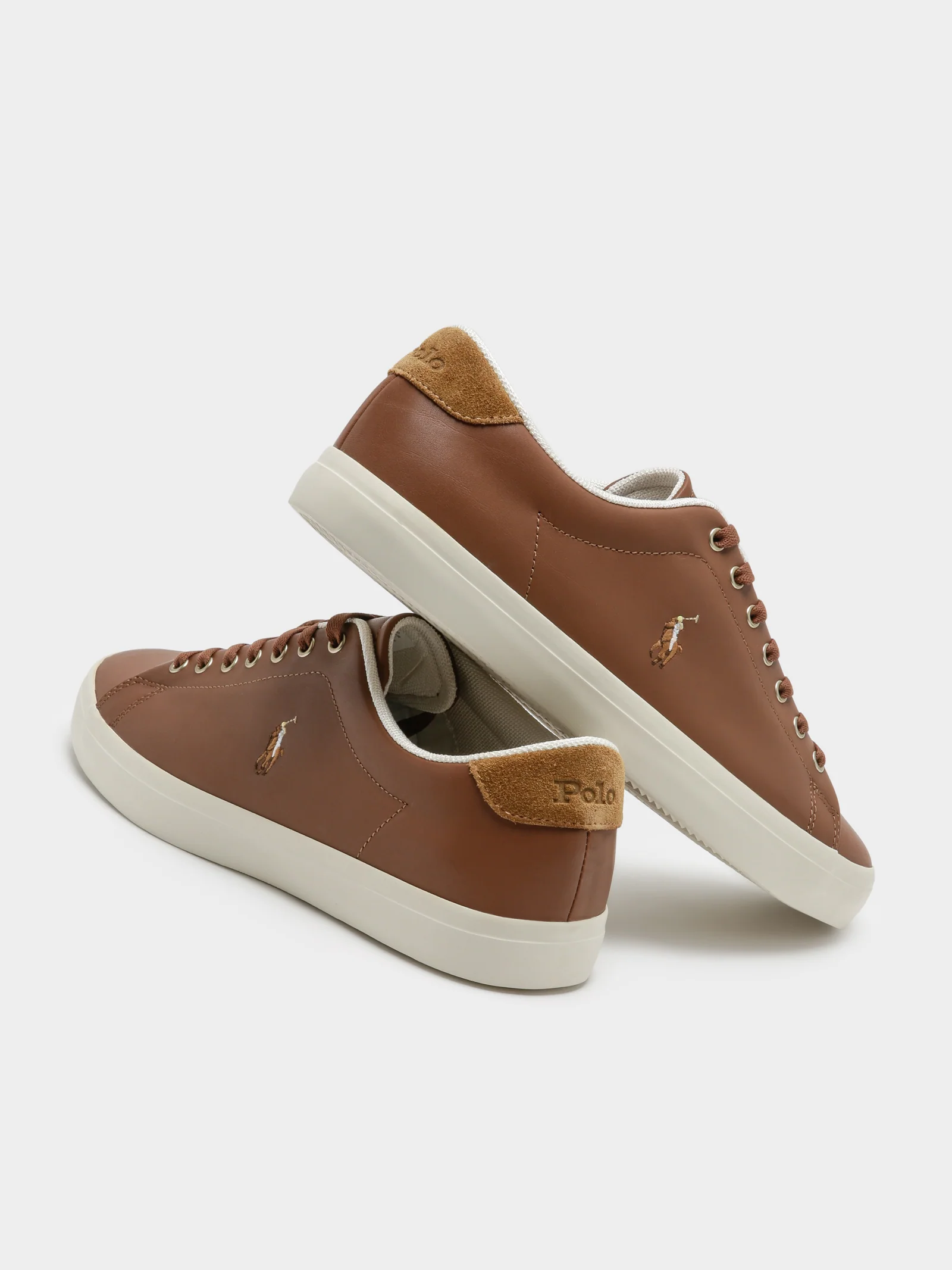 Mens Longwood Vulcanized Leather Sneakers - Image 6