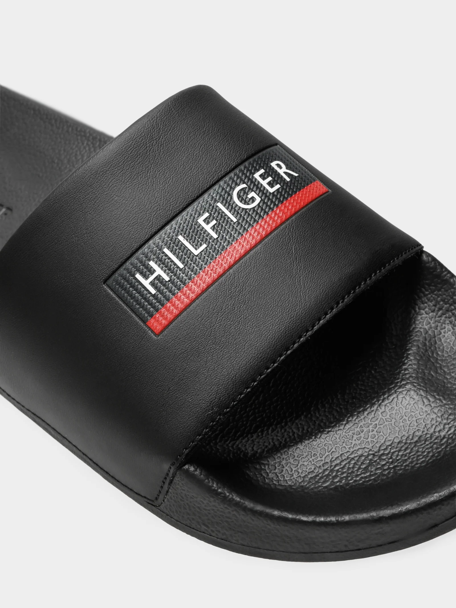 Mens Seasonal Embossed Pool Slides - Image 5