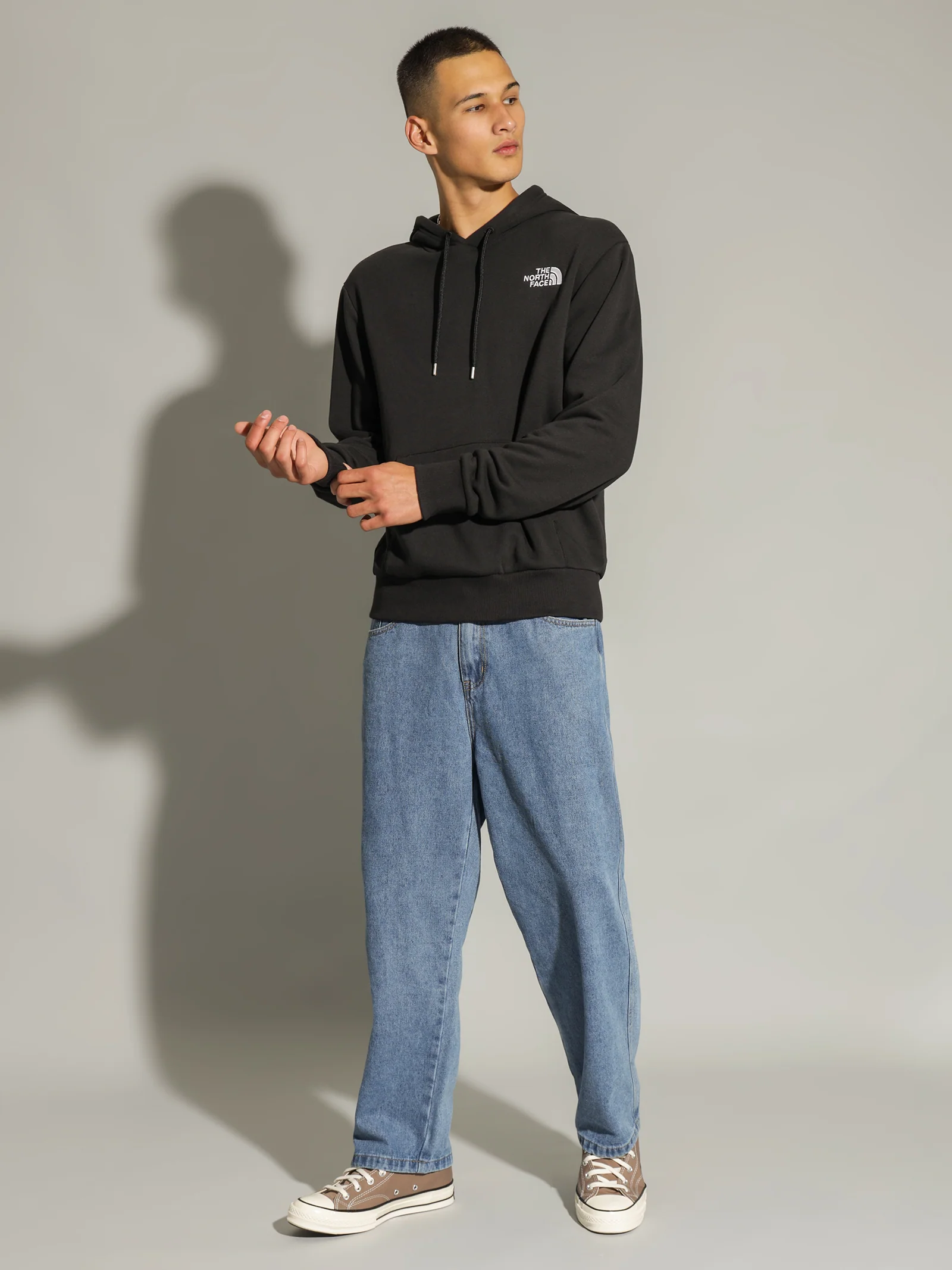 Mens Simple Logo Hoodie - Image 4