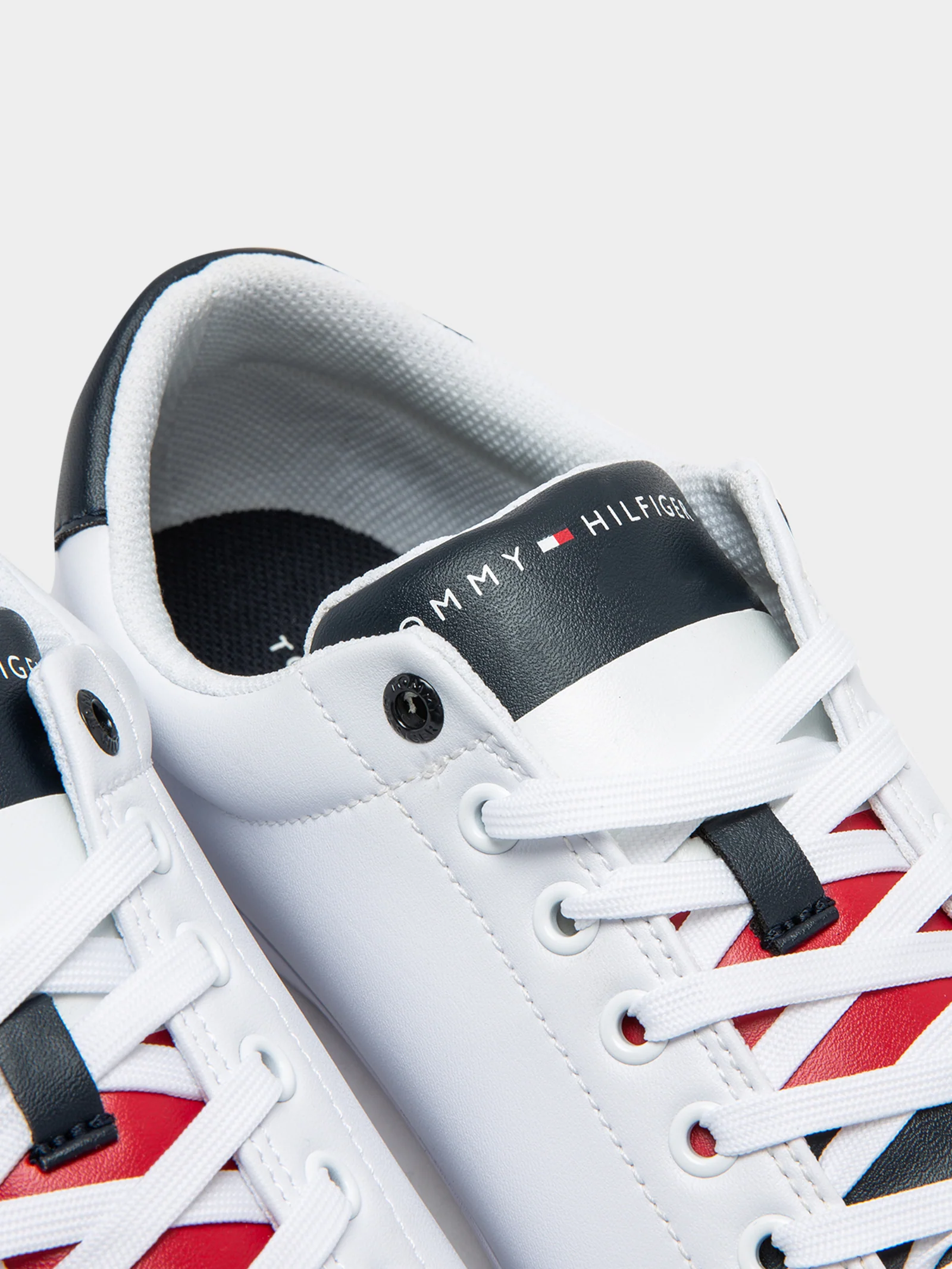 Mens Stripe Tongue Sneakers - Image 4