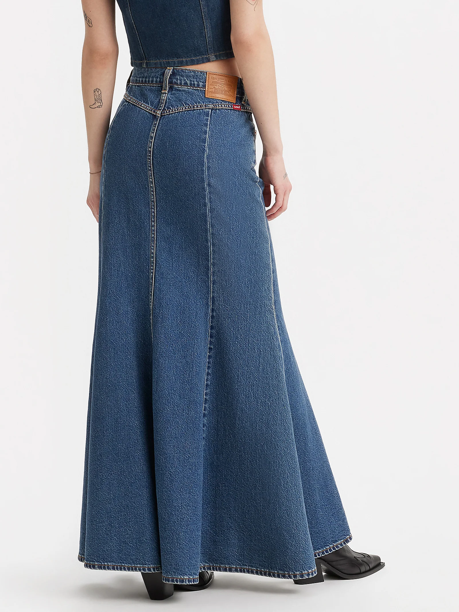 Mermaid Denim Skirt - Image 3