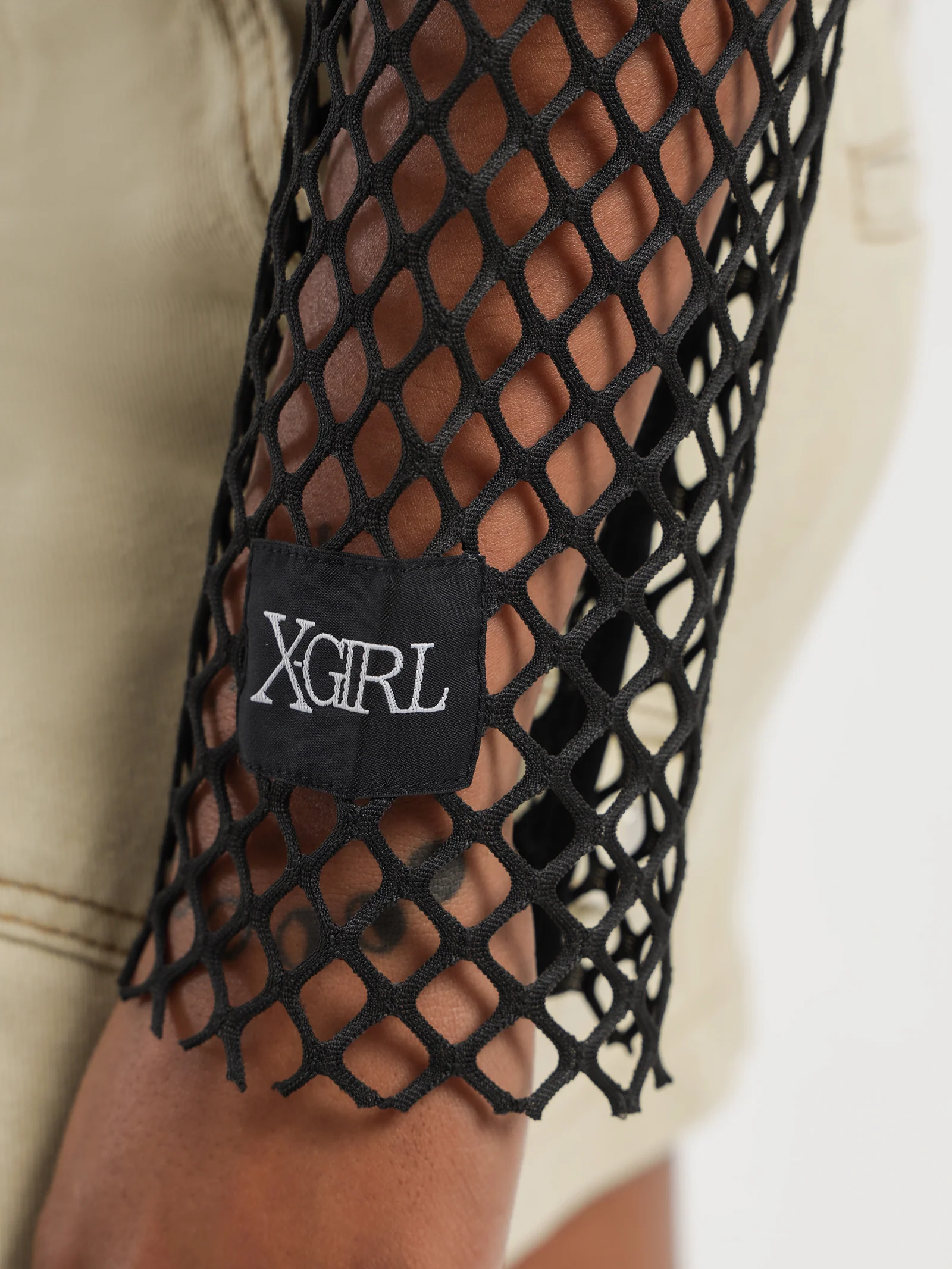 Mesh Cropped Long Sleeve T-Shirt - Image 5
