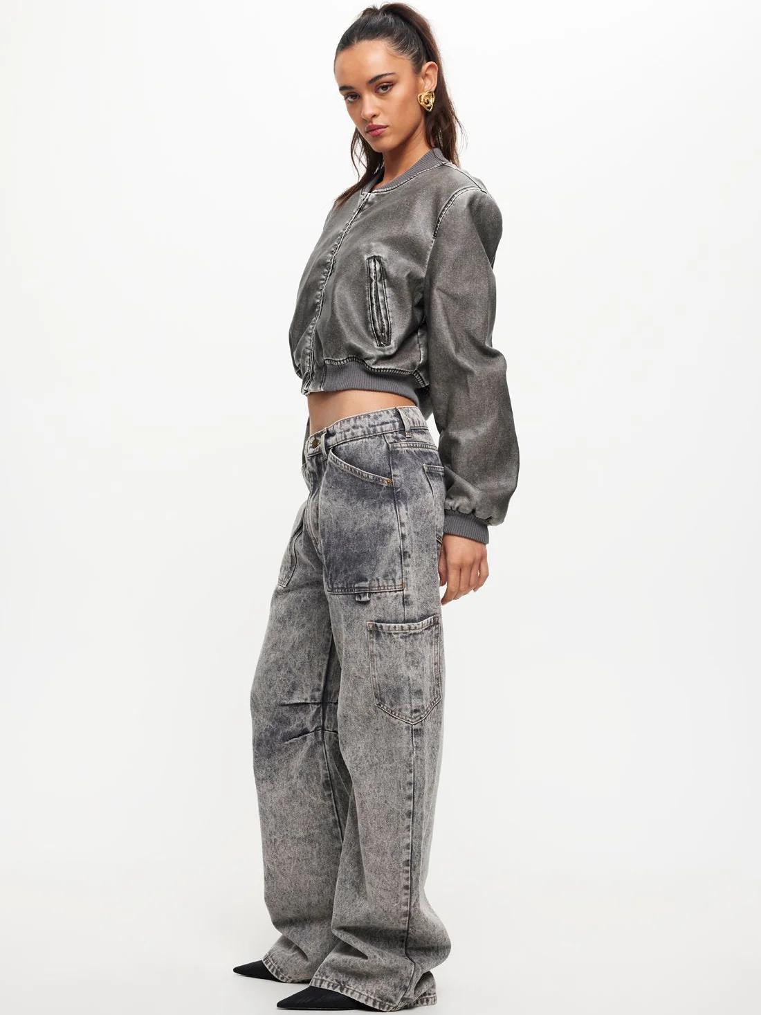 Miami Vice Low-Rise Baggy Jeans - Image 2