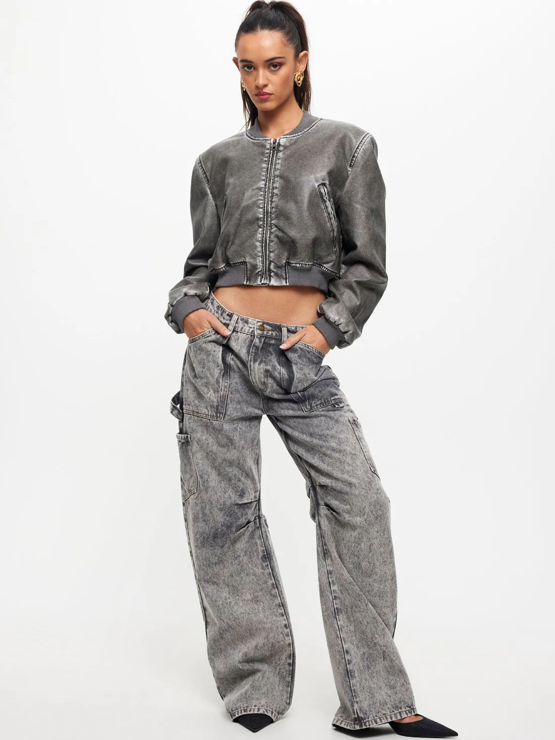 Miami Vice Low-Rise Baggy Jeans - Image 3