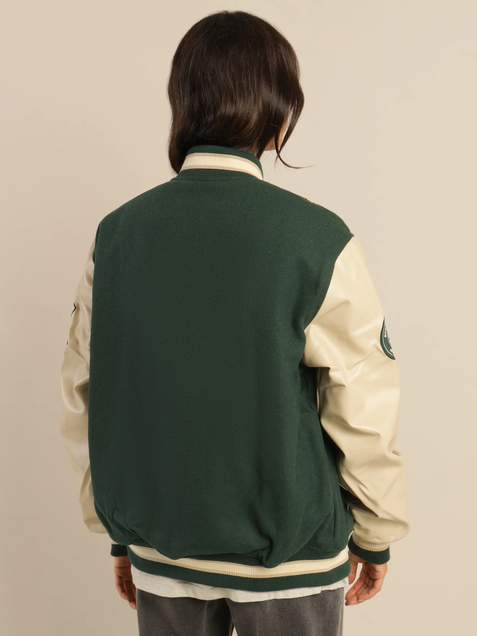 Michigan State Letterman Varsity Jacket - Image 6