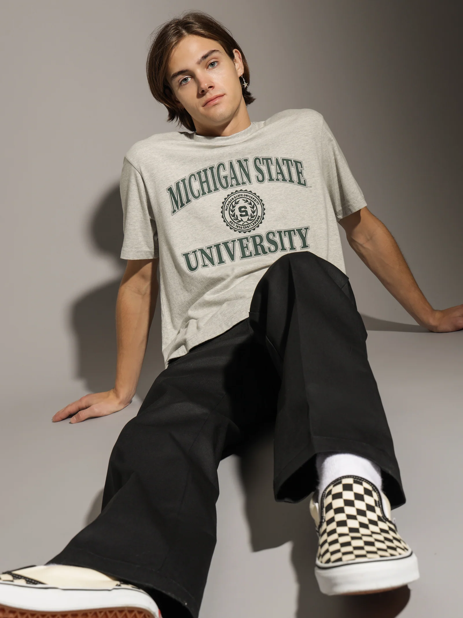 Michigan State University Reef Arch Logo T-Shirt - Image 3