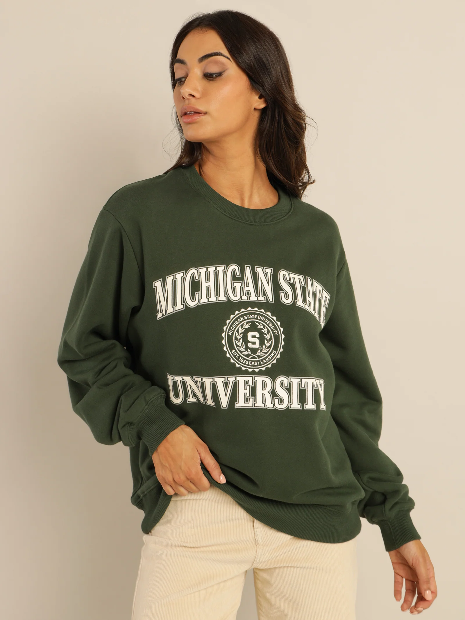 Michigan State Vintage Reef Logo Crew - Image 5
