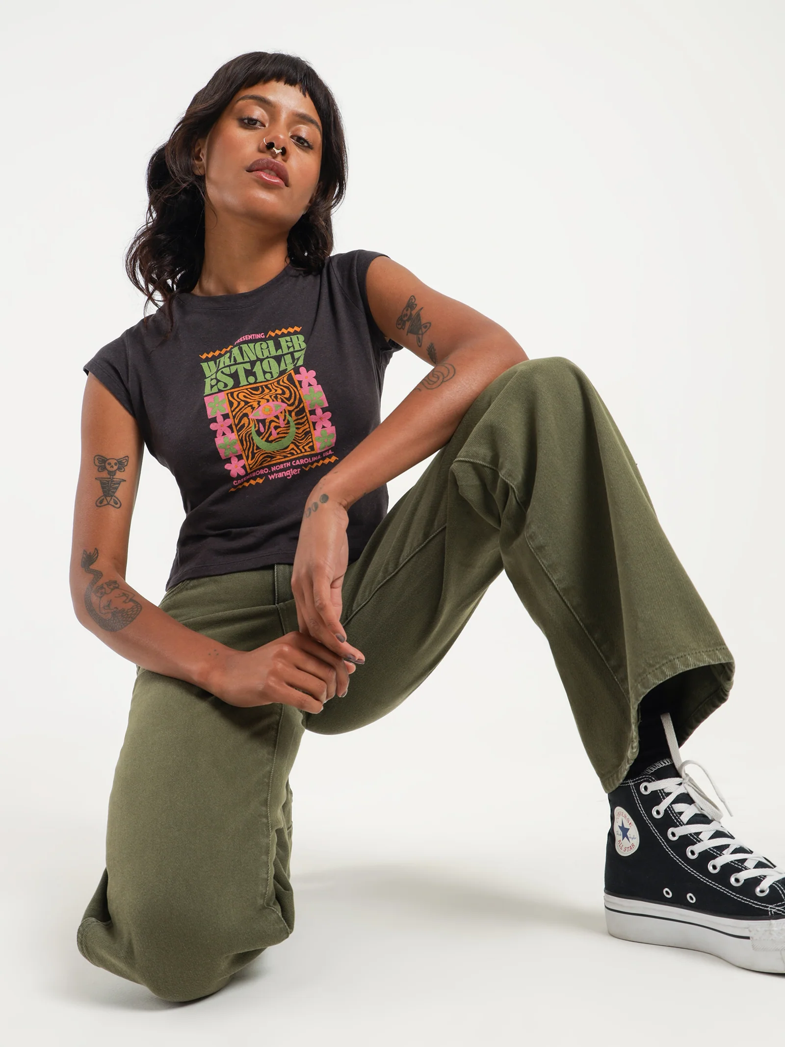 Mid Bells Flared Jeans - Image 2
