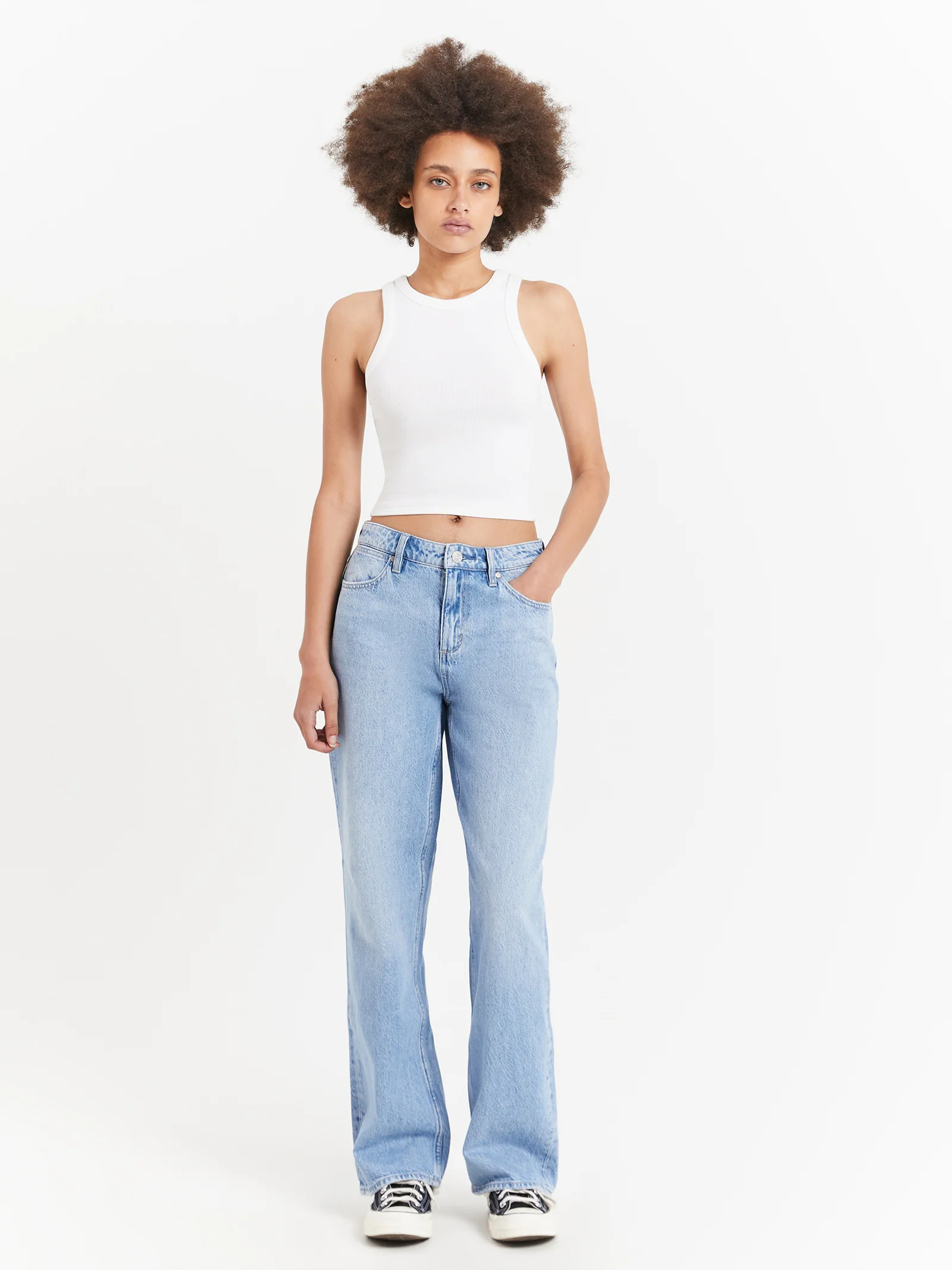 Mid Rise Bella Baggy Jeans - Image 2