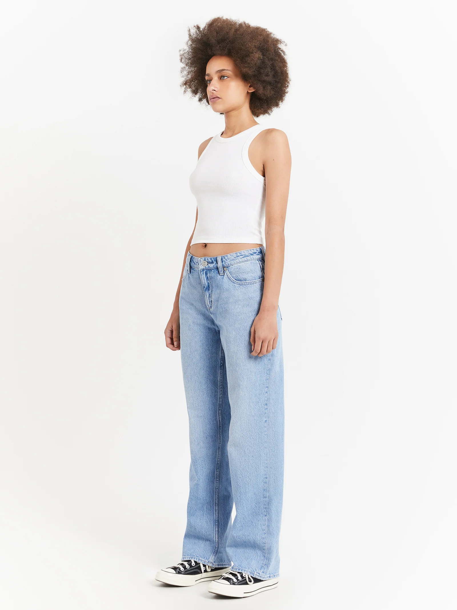 Mid Rise Bella Baggy Jeans - Image 4