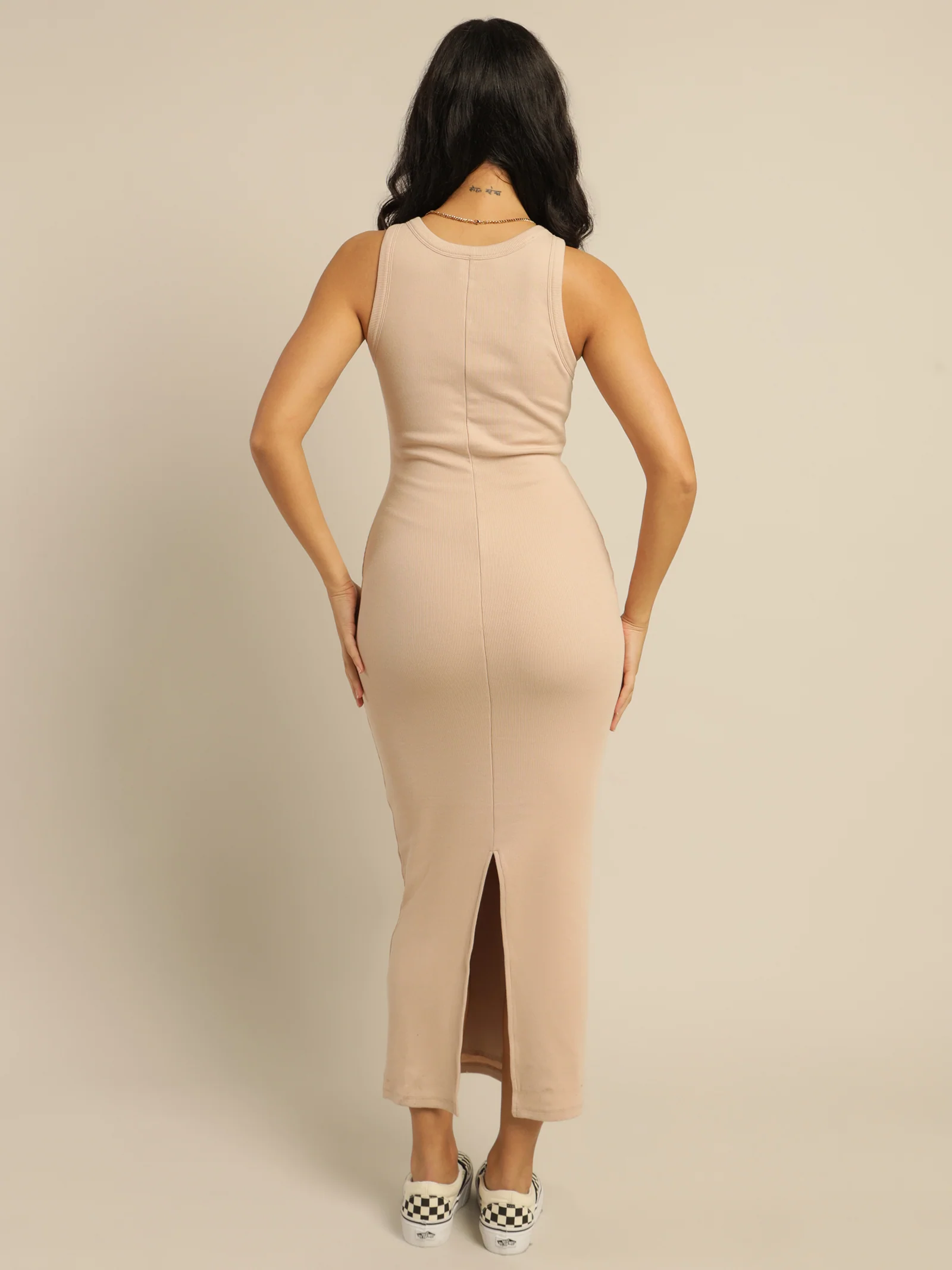 Milan Rib Maxi Dress - Image 5